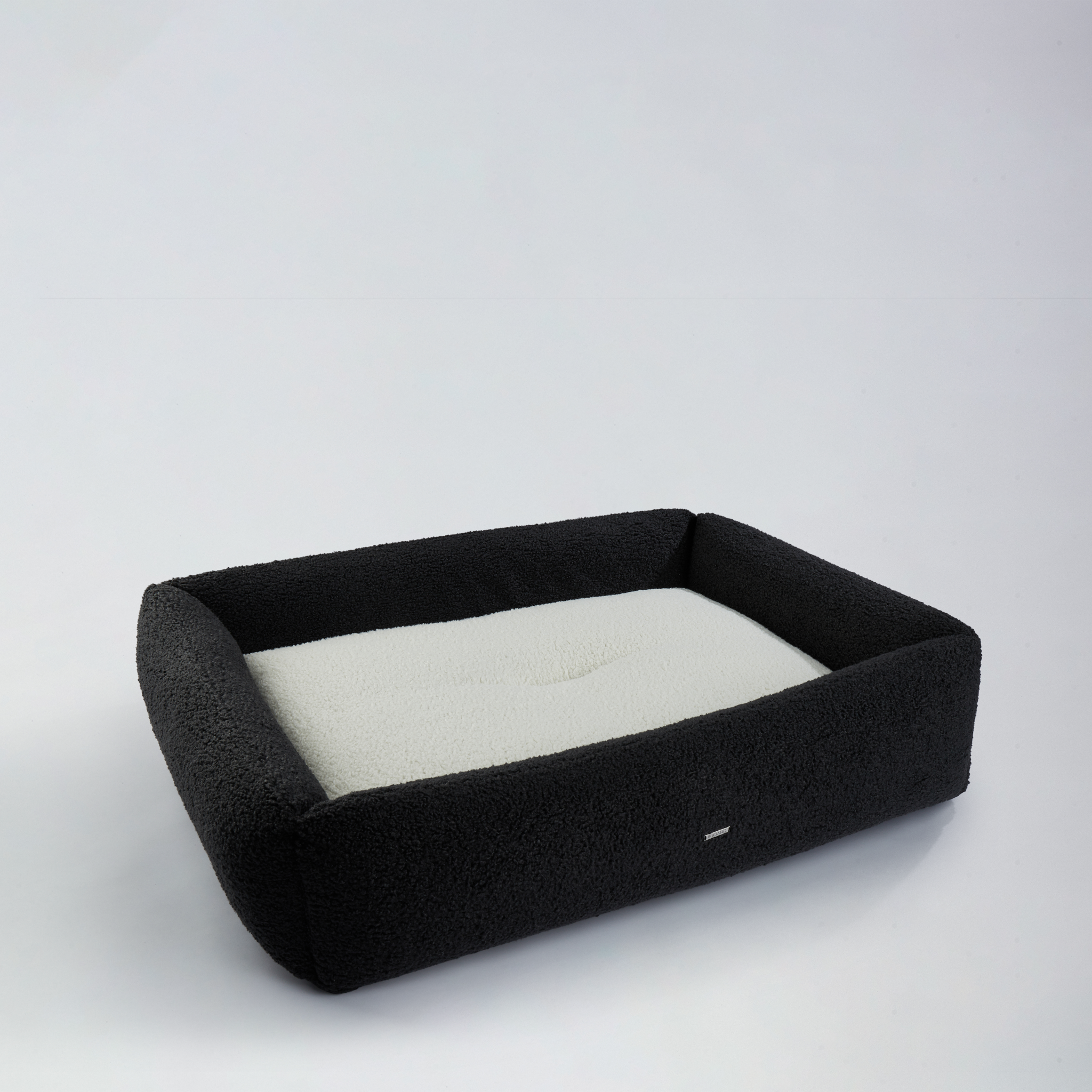 BUCIANO Hundebett Oreo Schwarz Hochwertiges Design Hundebett