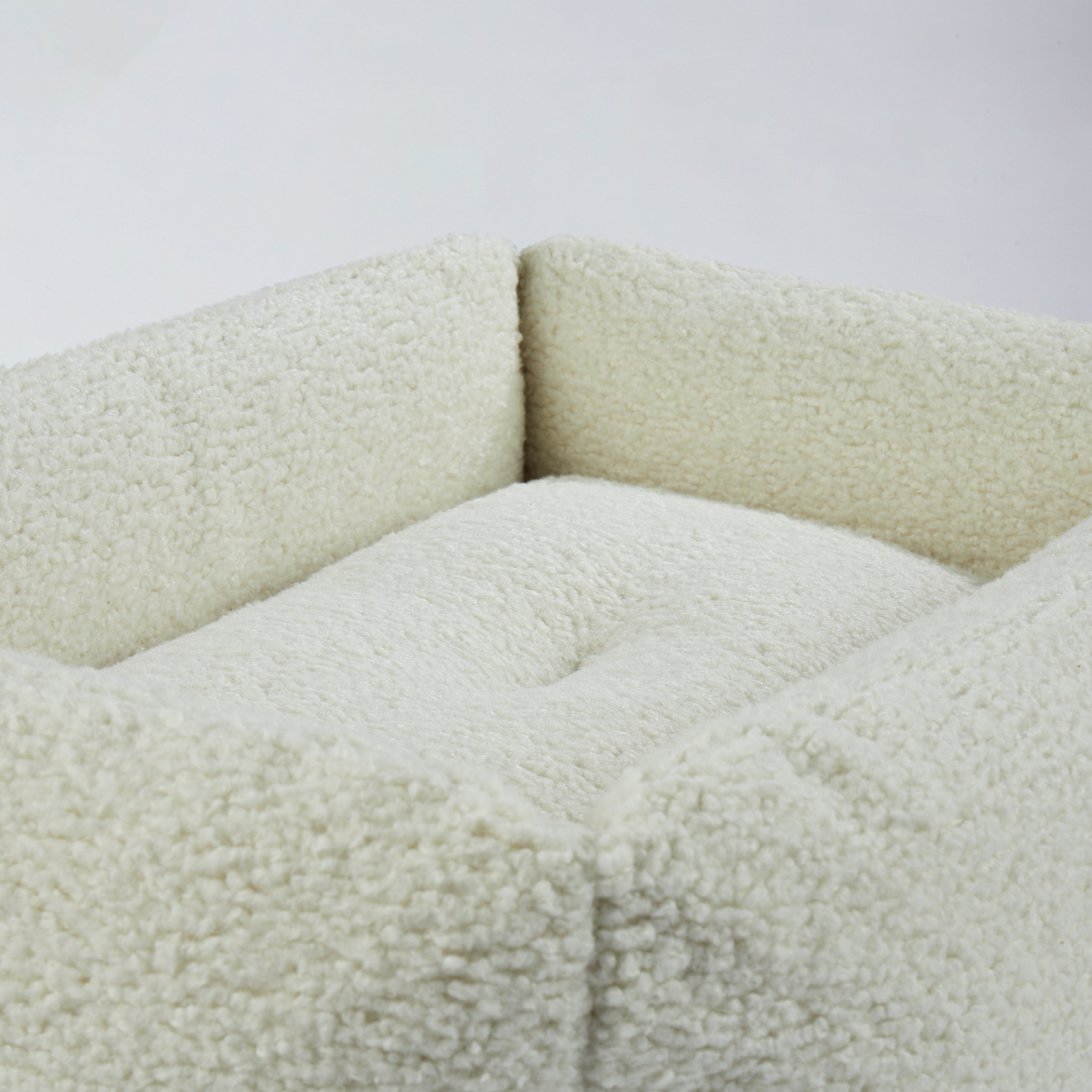 BUCIANO Hundebett Oreo Wollweiß orthopädisches Hundebett