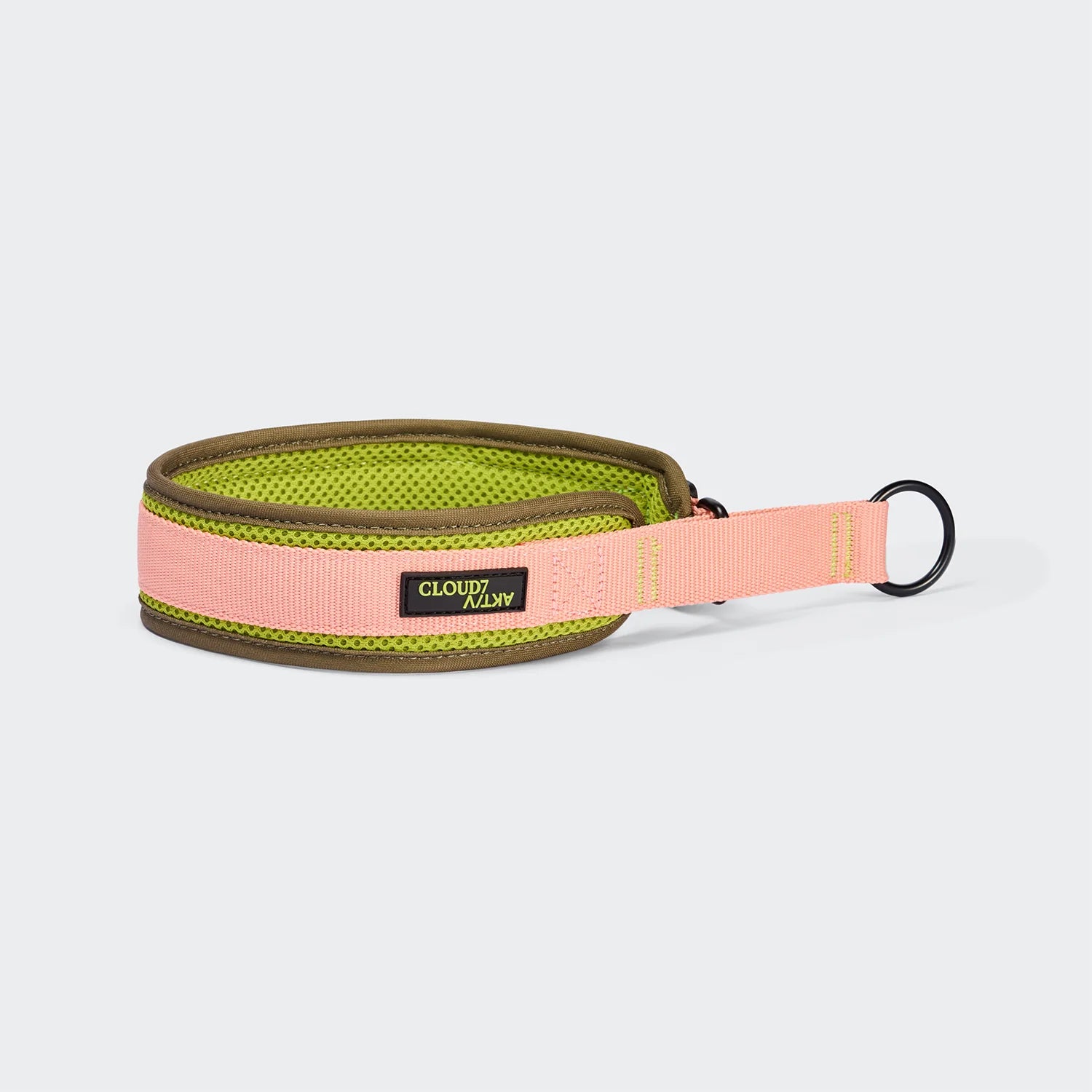 Cloud7 C-1 Zugstopp Halsband Air-Mesh AKTIV Neon Green/Peach Hundehalsband Welpen