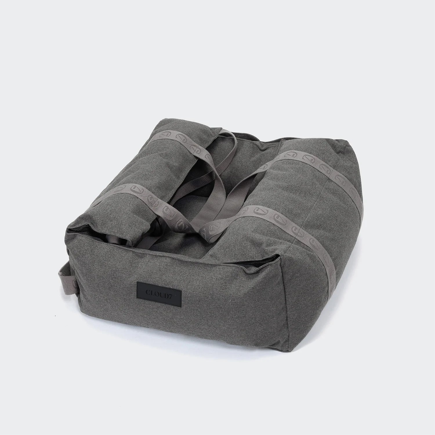 Cloud7 Hundeautositz Getaway Light Graphite tragbar Autofahren mit Hund Hundereisebett Autositz für Hunde