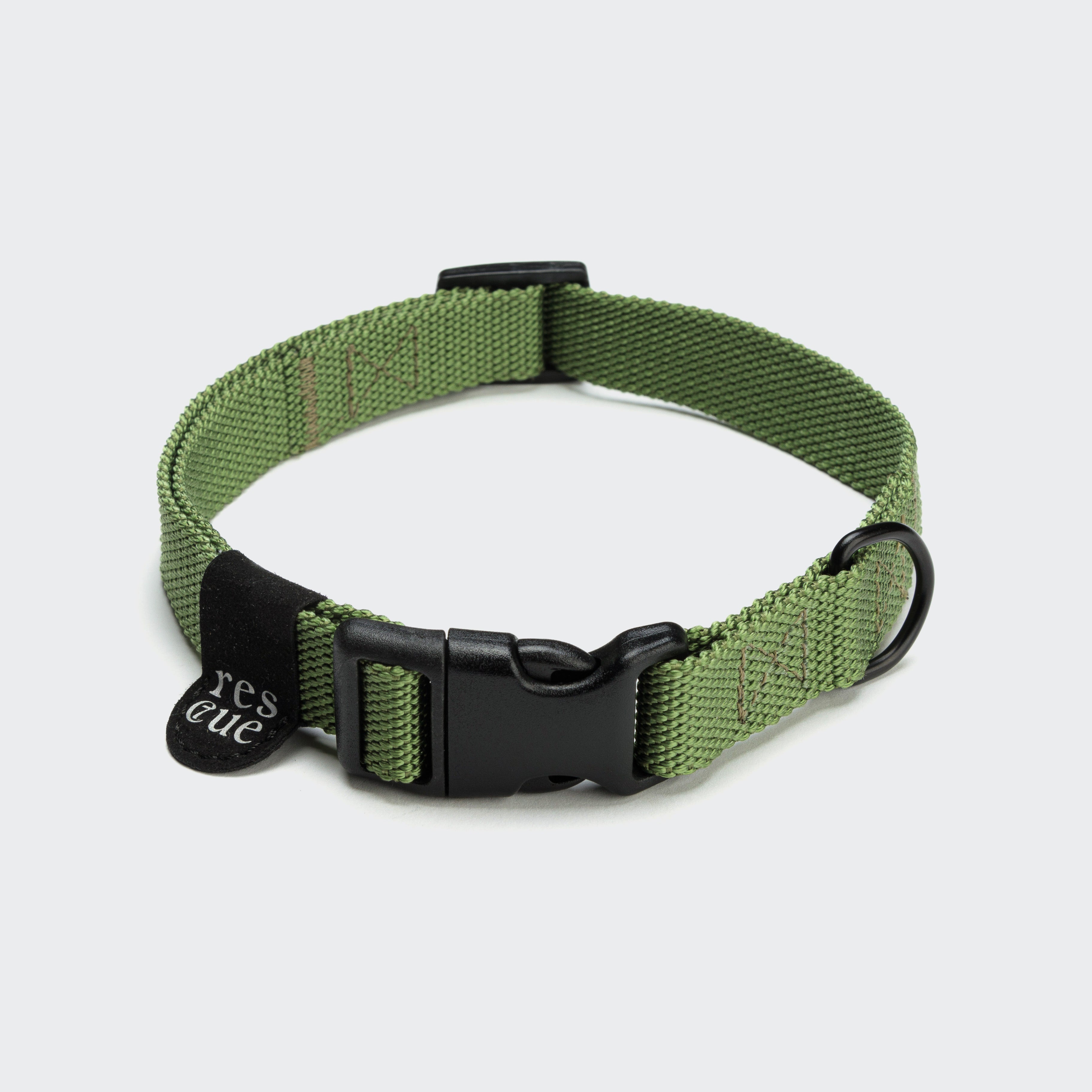 Cloud7 Hundehalsband Nylon RESC7UE Gruen leichtes Hundehalsband