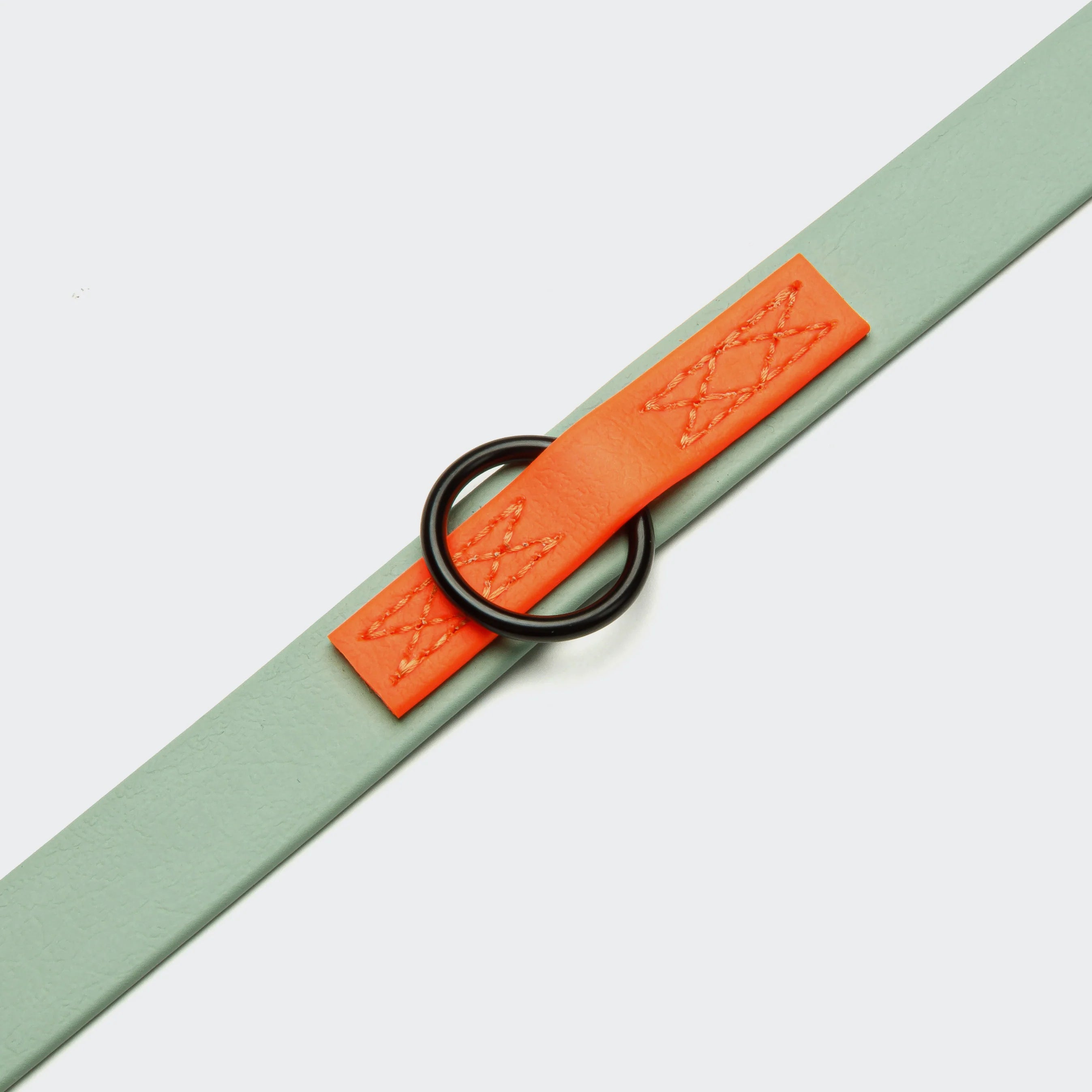 Cloud7 Hundeleine verstellbar BioThane Ipanema Mint-Neon Orange