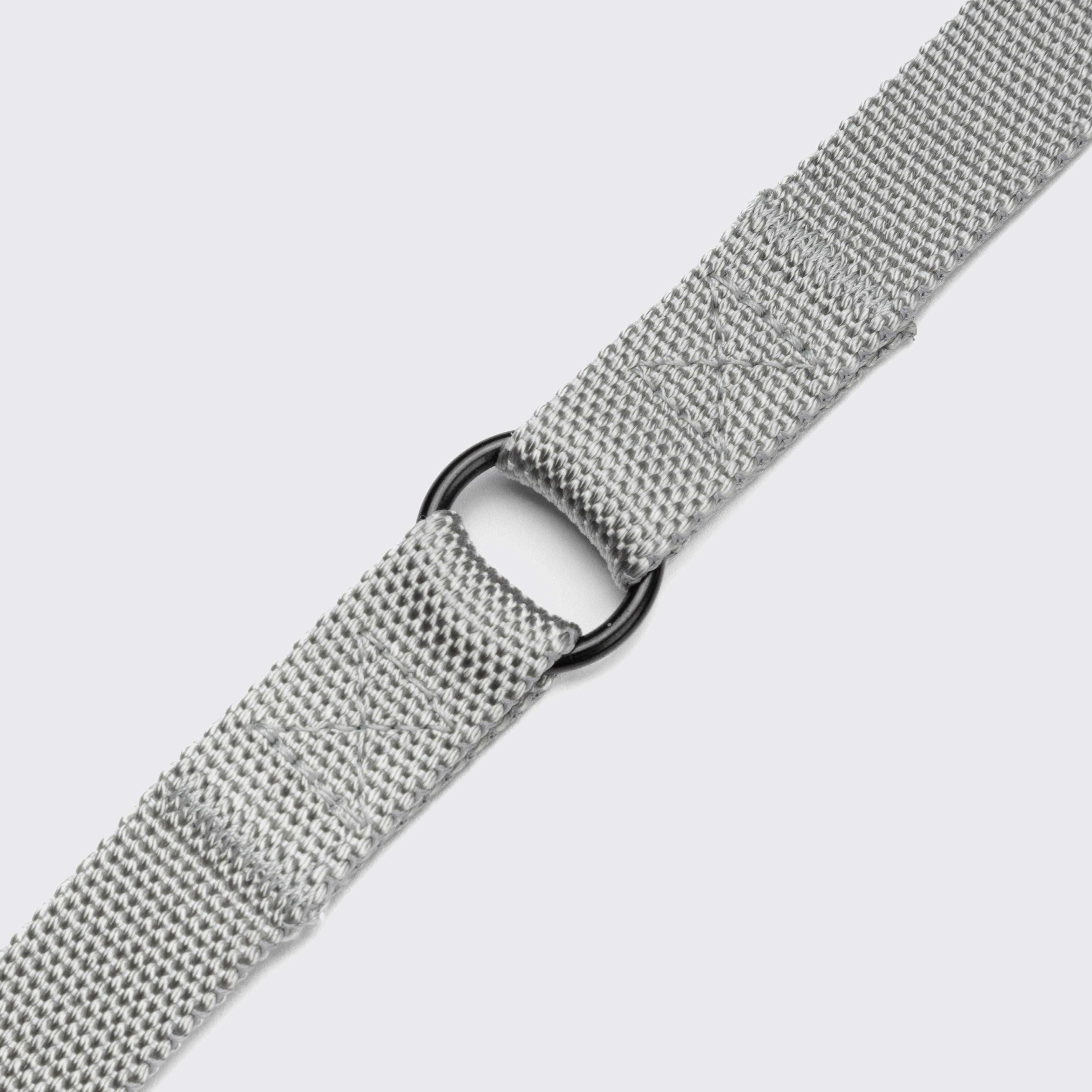 Cloud7 Hundeleine Nylon RESC7UE Silber verstellbare Stoffleine zum Umhängen