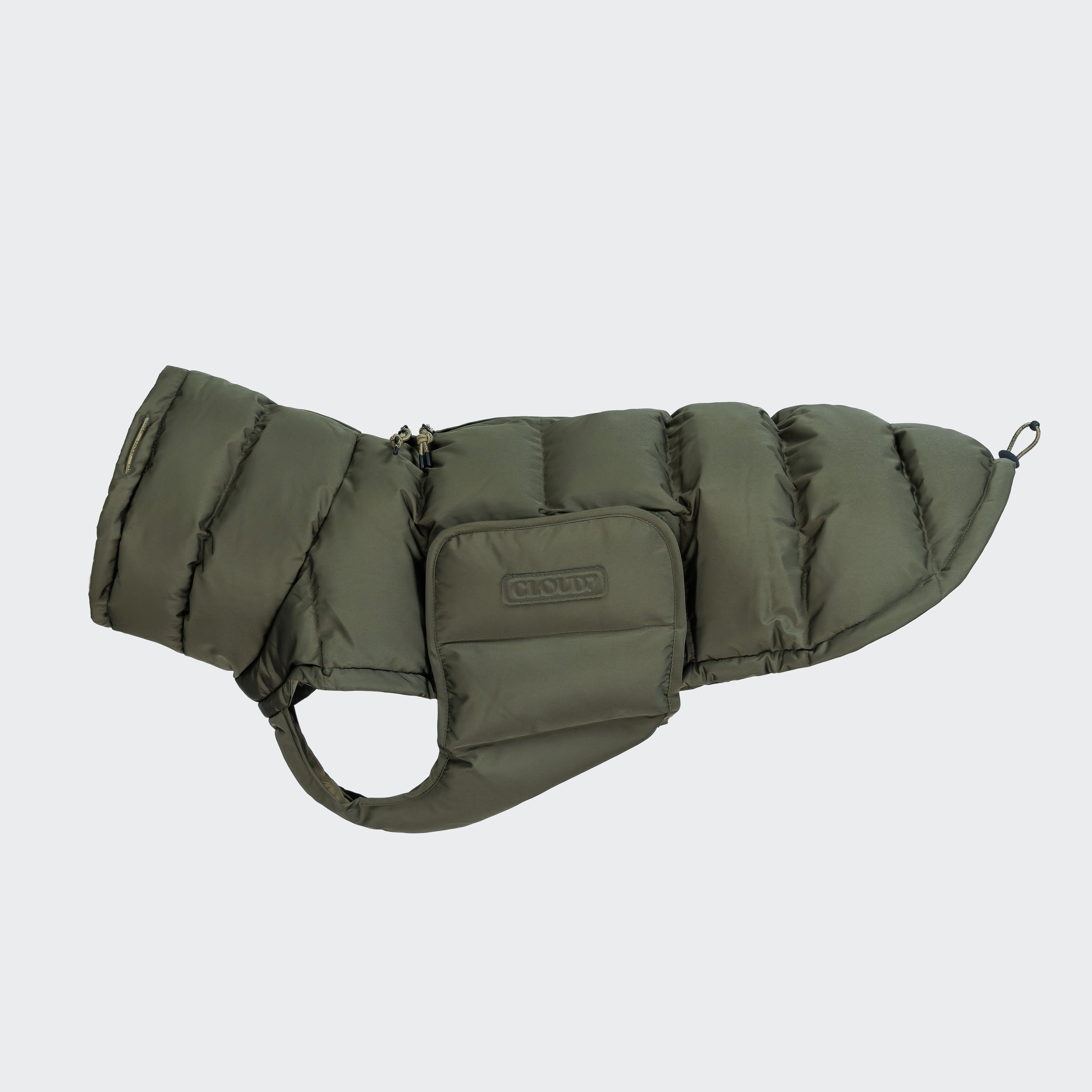 Cloud7 Hundemantel Alaska Light Olive Hundemantel wasserabweisend Hundewintermantel wasserdicht