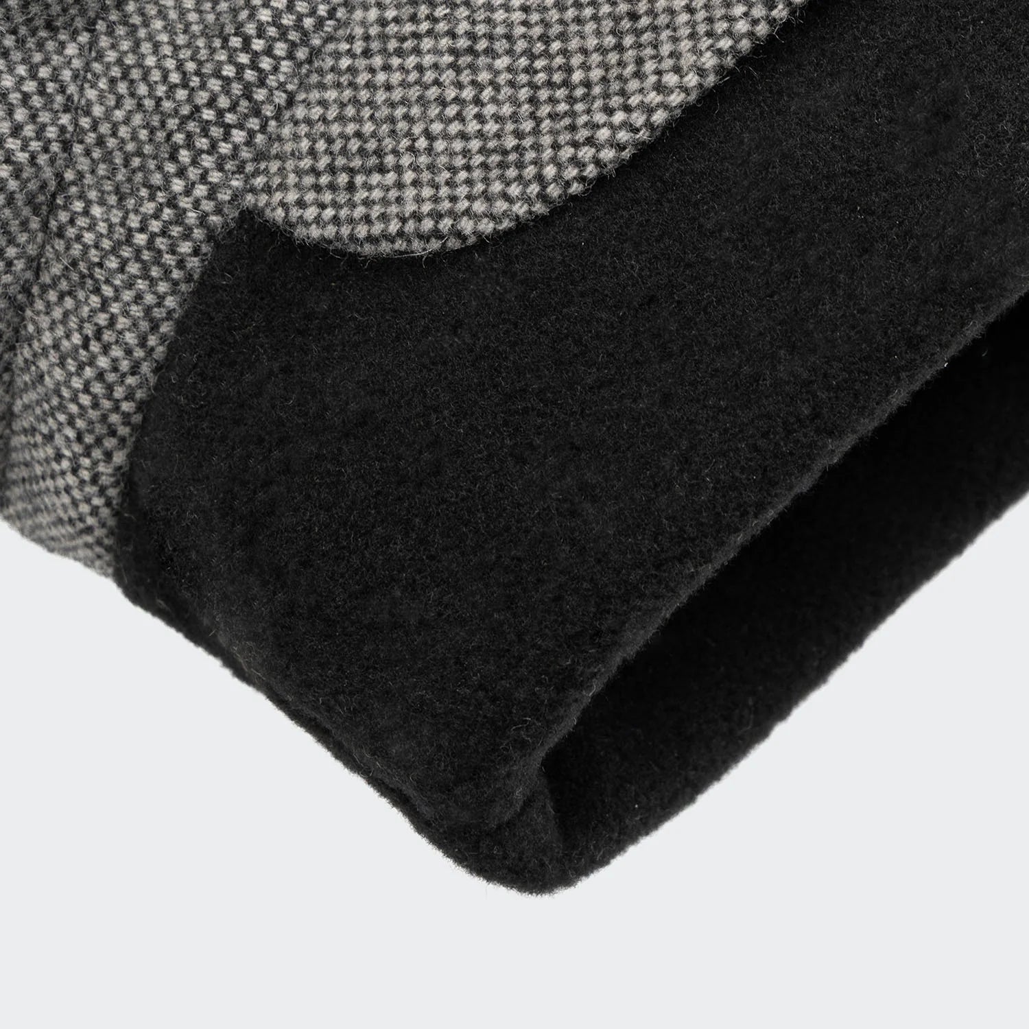 Cloud7 Hundemantel Brooklyn Dackel Tweed Black Hundewintermantel Wolle wasserabweisend