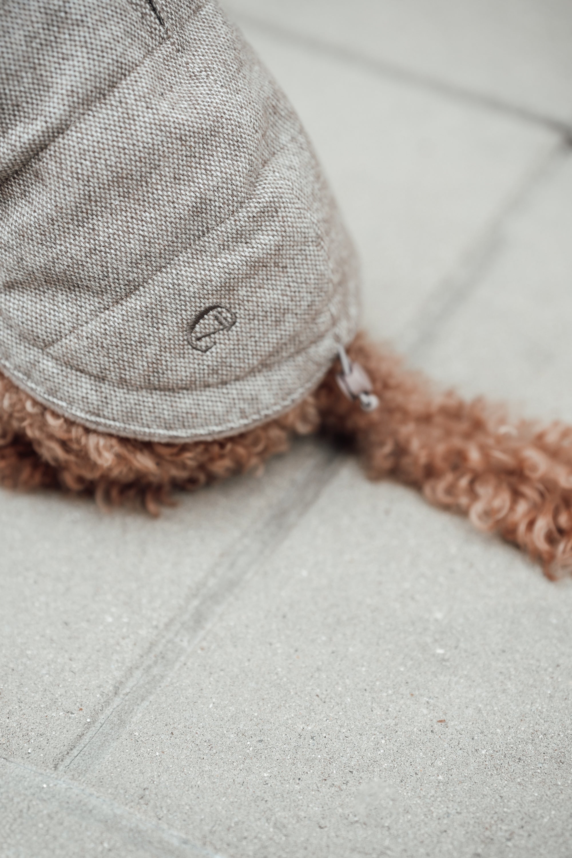 Cloud7 Hundemantel Brooklyn Tweed Beige LEVEY Hundepullover für unterwegs