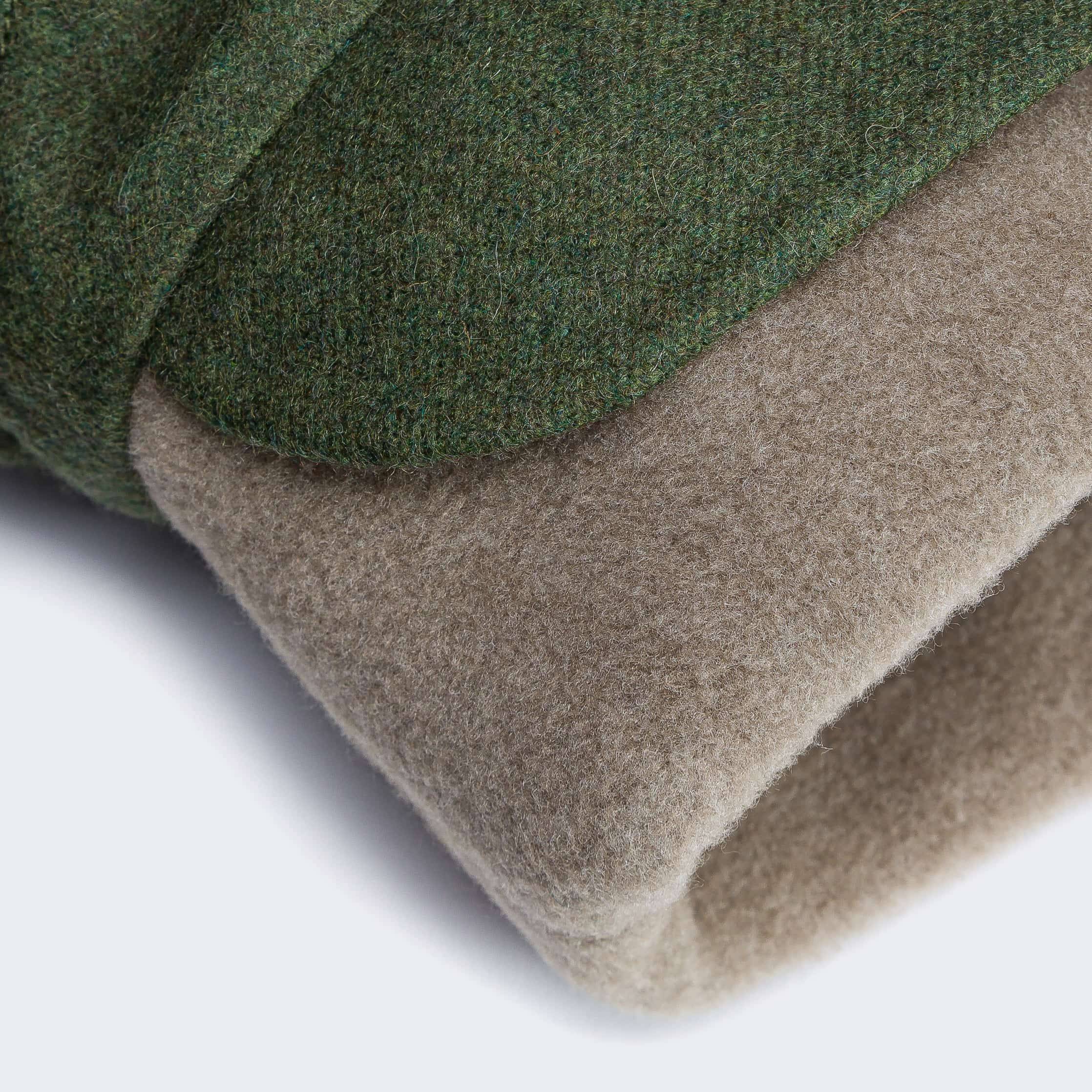 Cloud7 Hundemantel Brooklyn DACKEL Flanell Fern Green gruener Hundemantel fuer kleine Hunde
