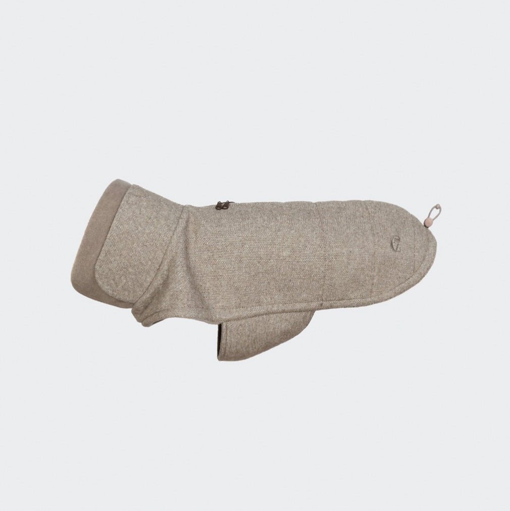 Cloud7 Hundemantel Brooklyn FRANZÖSISCHE BULLDOGGE Tweed Beige