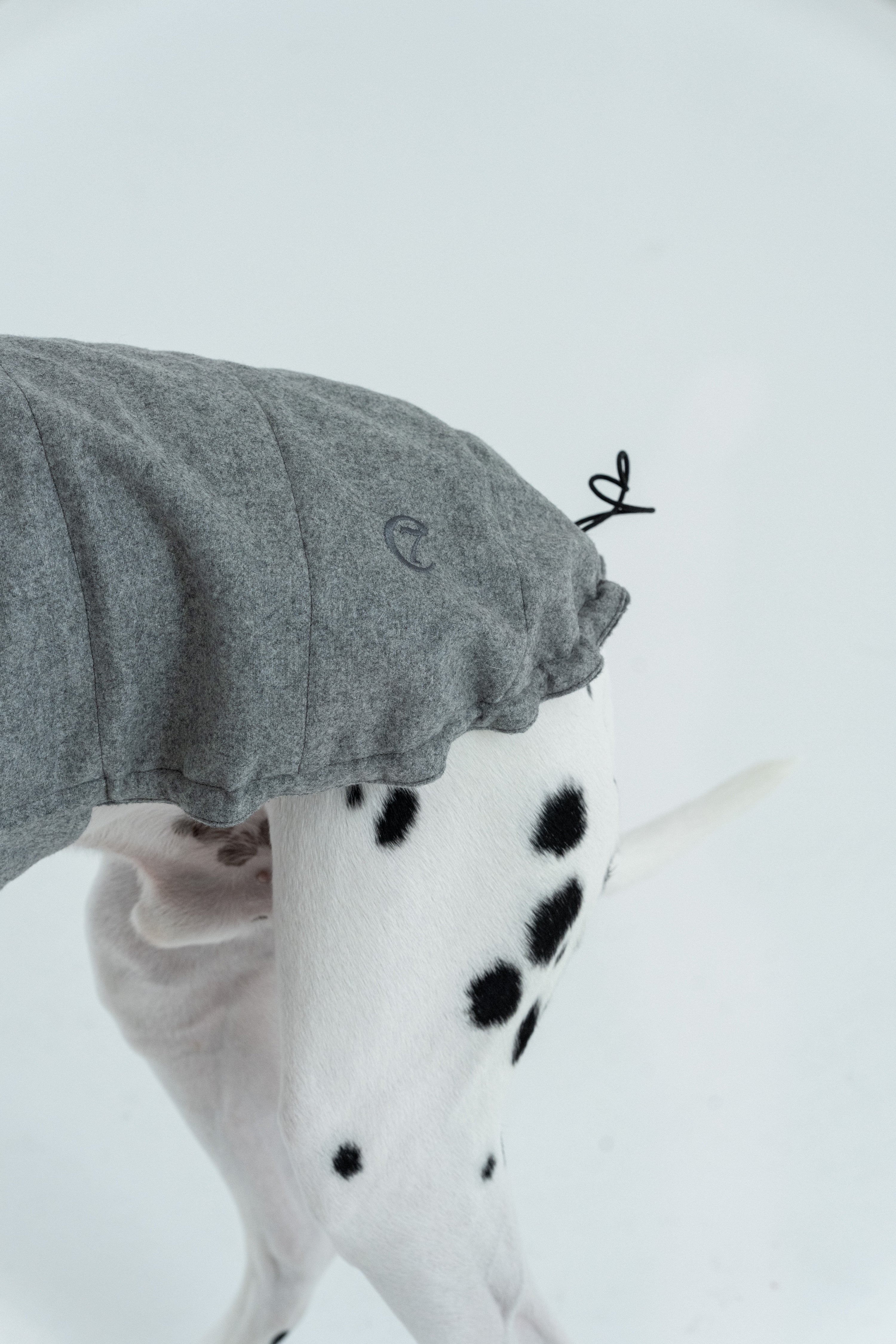 Cloud7 Hundemantel Brooklyn Flanell Grey Hundewintermantel wasserdicht