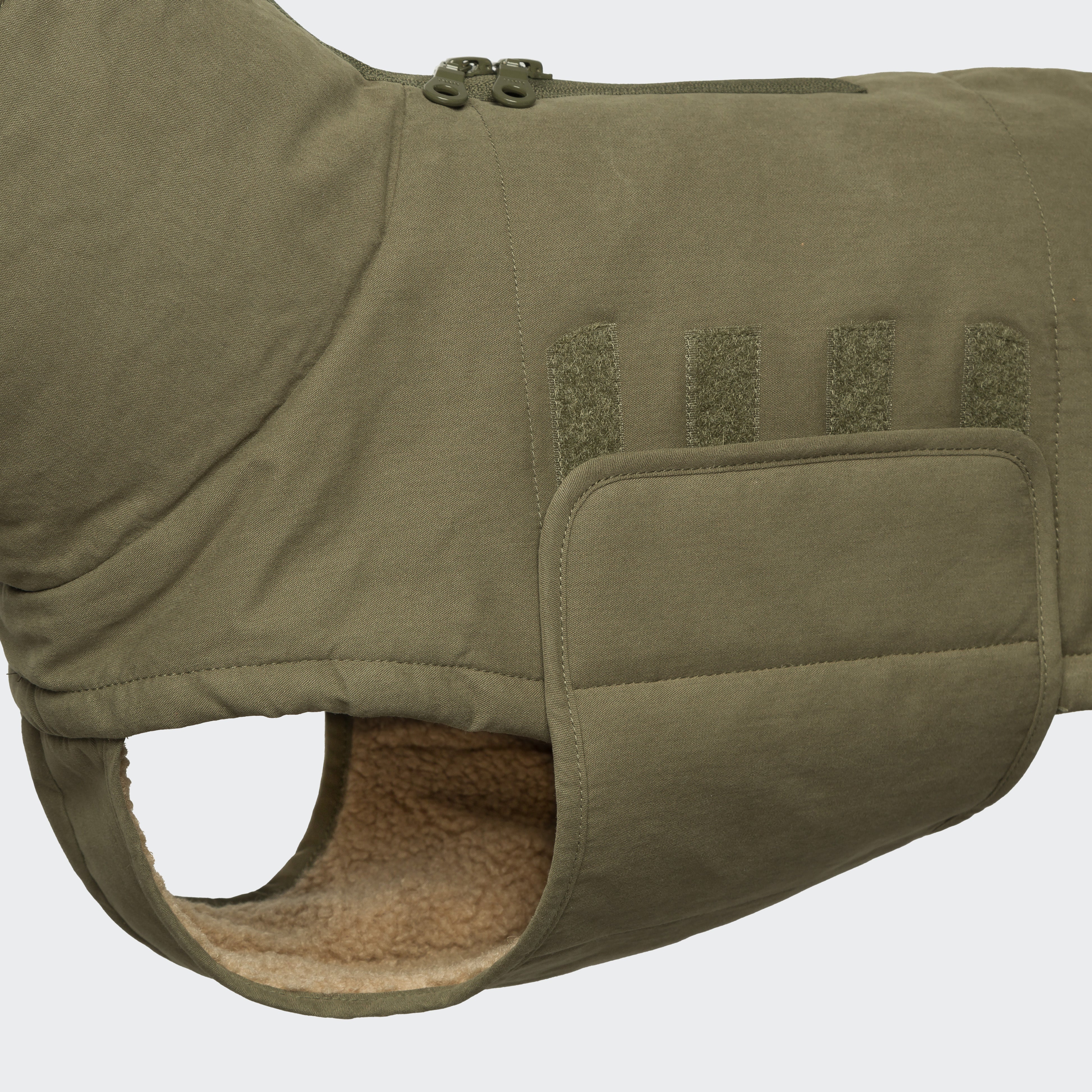 Cloud7 Hundemantel Winter Yukon Teddy Khaki warmer Hundemantel