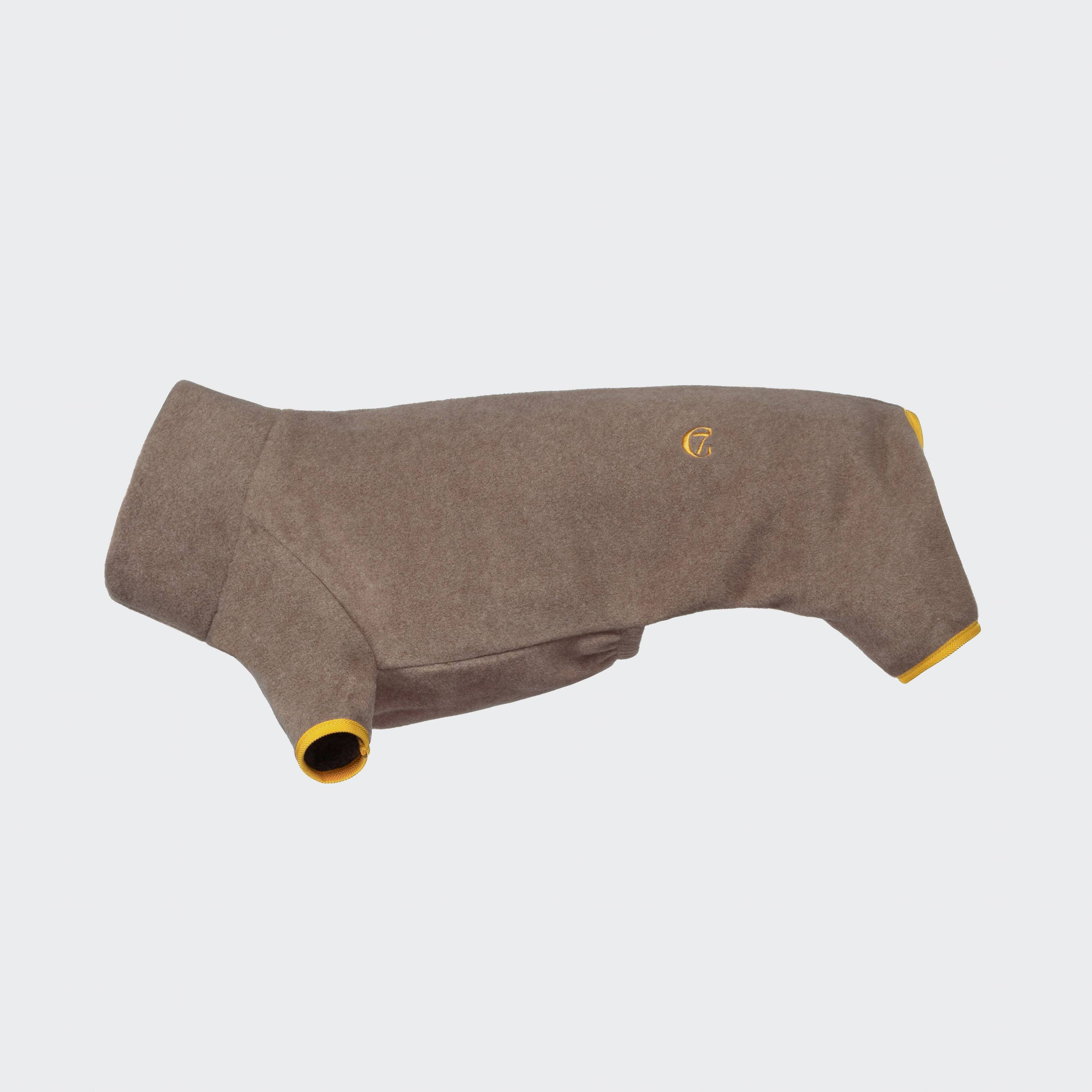Cloud7 Hundepullover Dackel Fleece Cornwall Toffee Hundepullover fuer Dackel