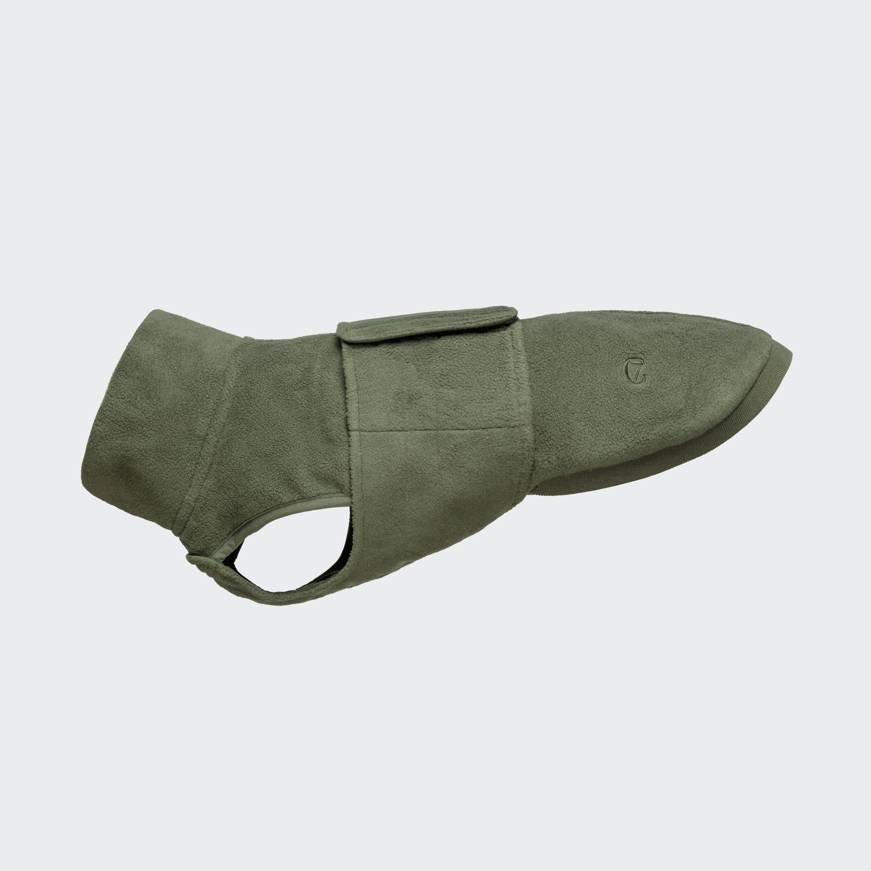 Cloud7 Hundepullover DACKEL Fleece Derby Khaki