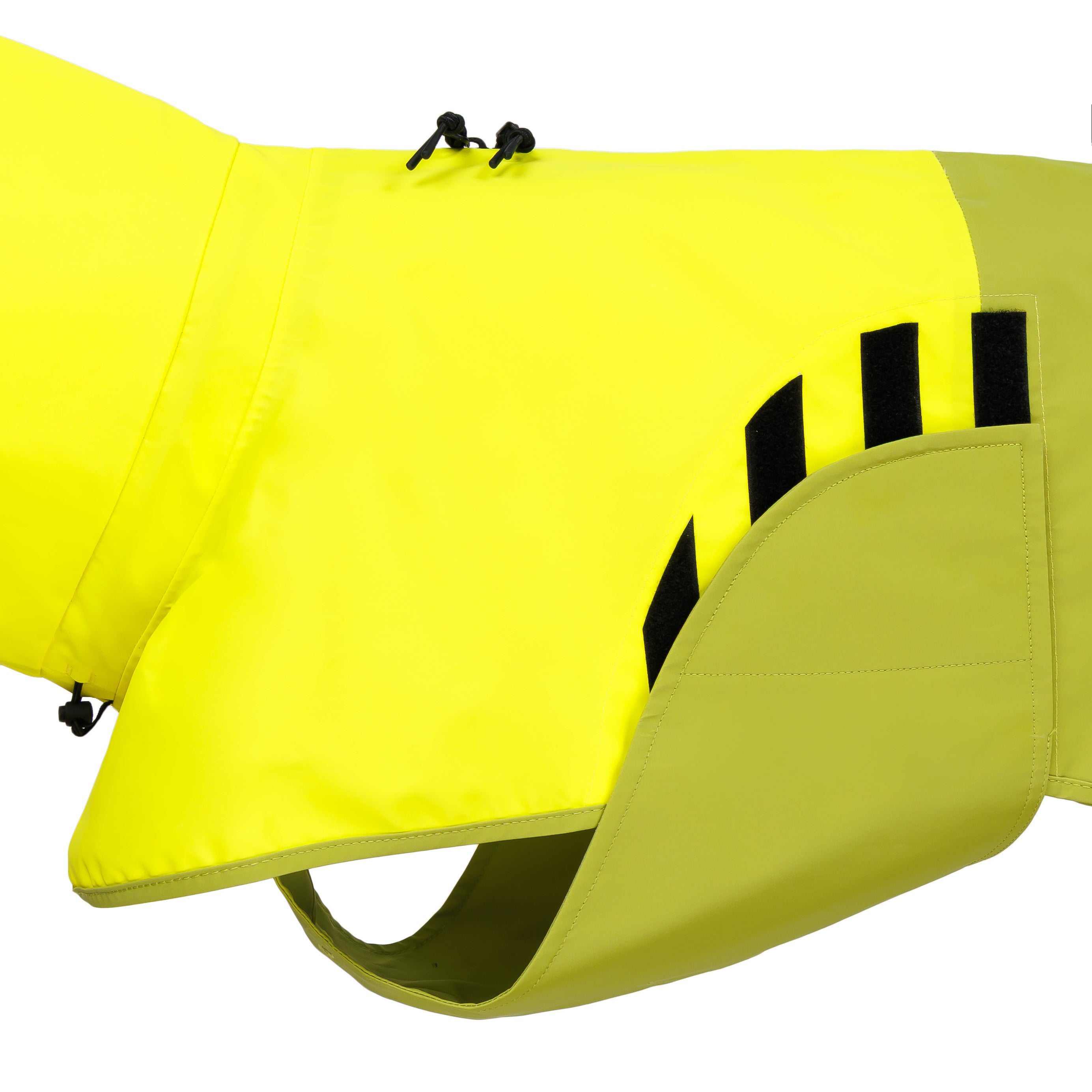 Cloud7 Hunderegenmantel AKTIV Neon Green/Light Olive Hunderegenmantel für große Hunde