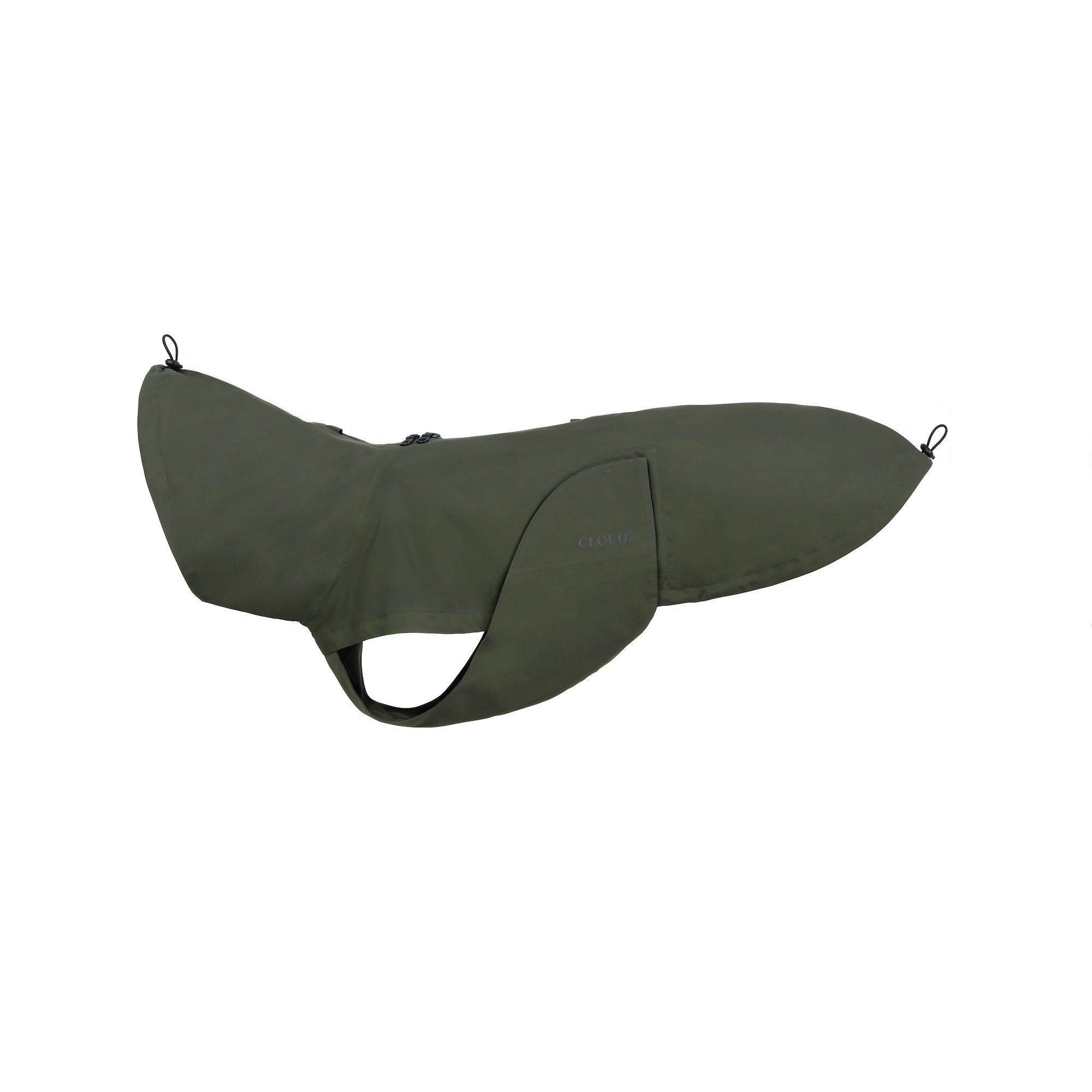 Cloud7 Hunderegenmantel Dublin Dark Olive 2.0 Regenmantel