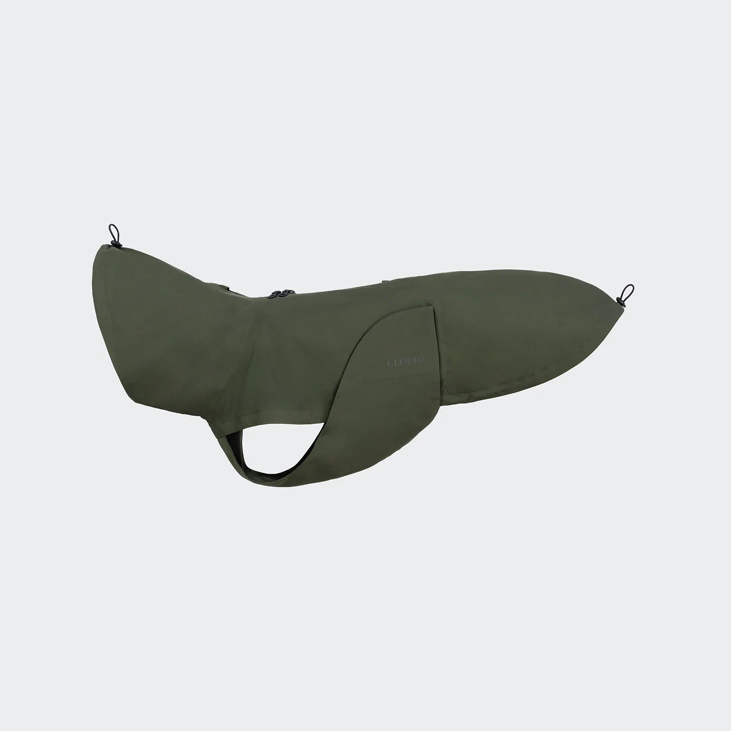 Cloud7 Hunderegenmantel Dublin Dark Olive 2.0