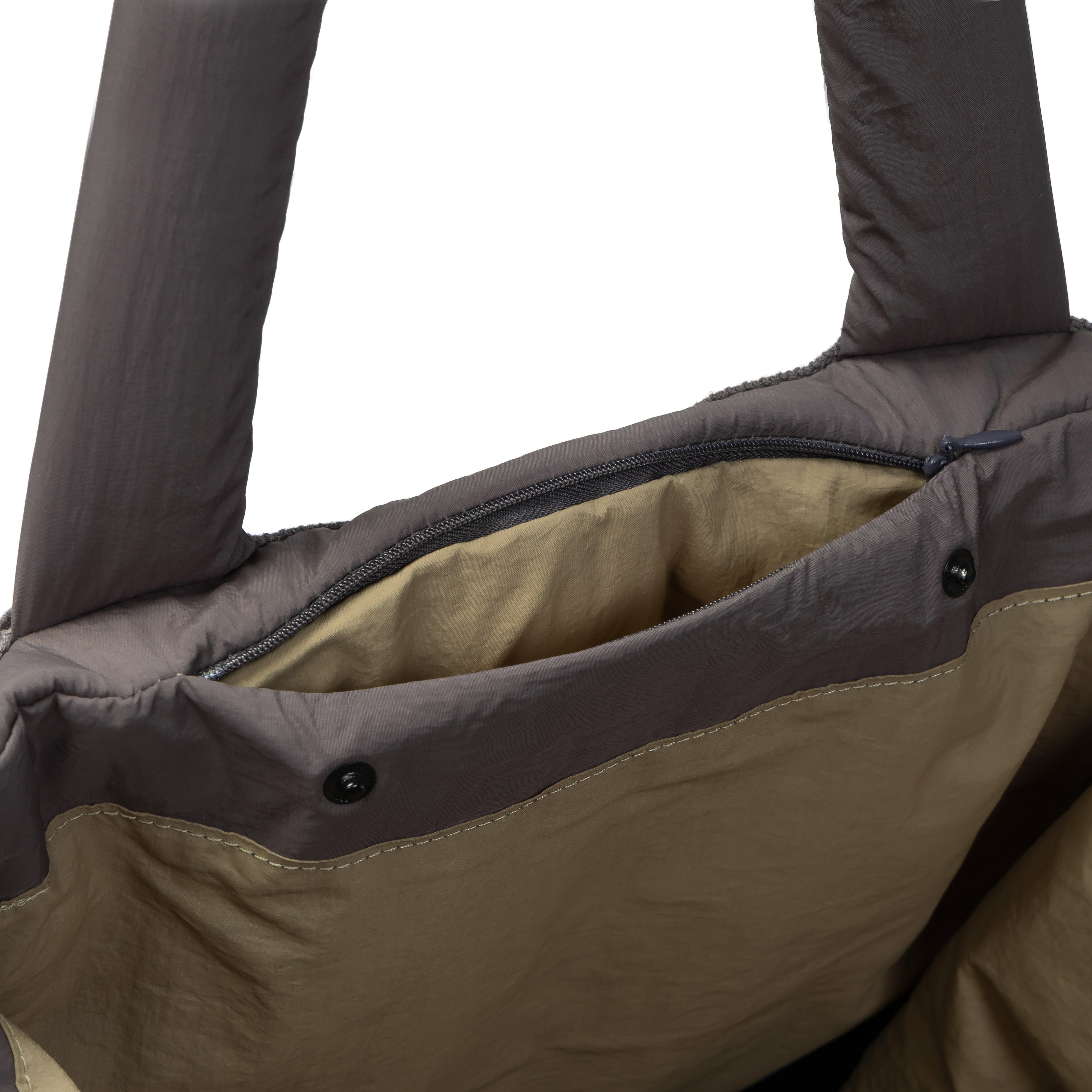 Cloud7 Hundereisebett & Tote Bag AKTIV Puffer Khaki/Peach HUdnedecke für unterwegs