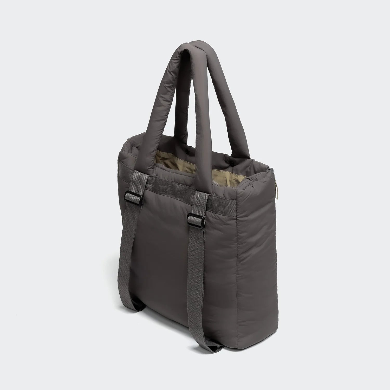 Cloud7 Hundereisebett Tote Bag Aktiv Puffer Dark Grey Khaki Hundedecke für unterwegs wasserabweisend