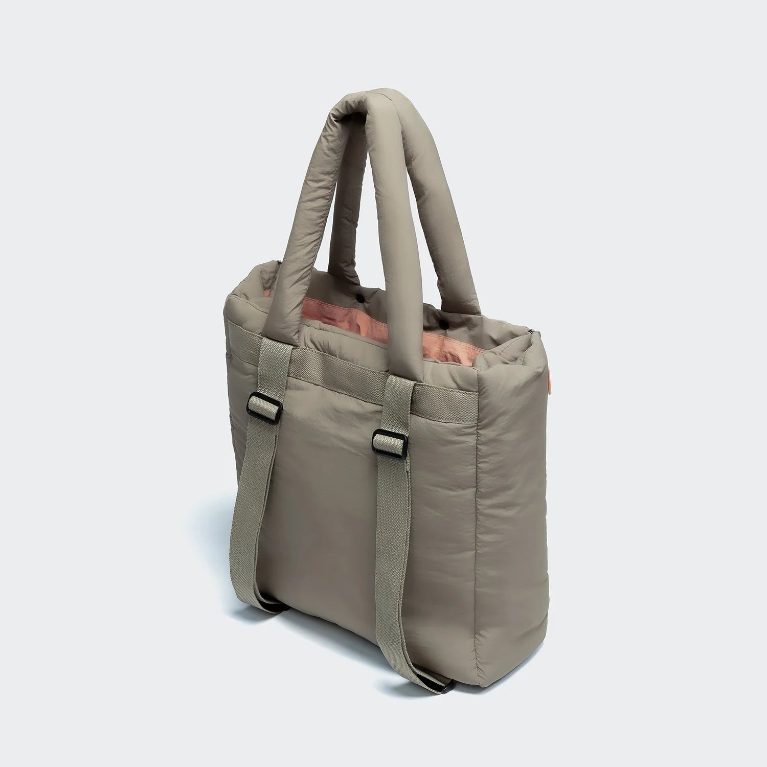 Cloud7 Hundereisebett Tote Bag Aktiv Puffer Khaki Peach Hundedecke für unterwegs wasserabweisend