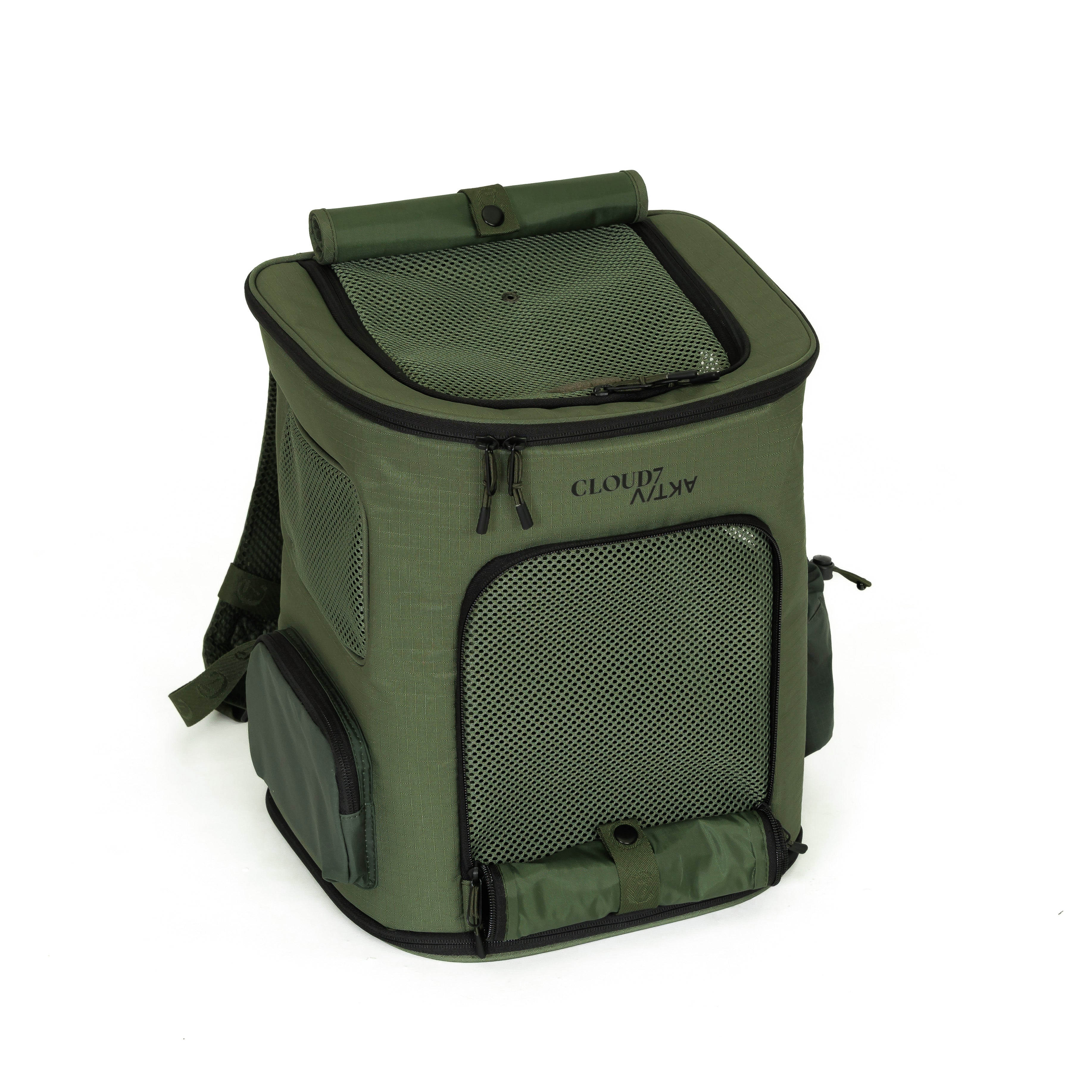 Cloud7 Hunderucksack AKTIV Olive Hudnerucksack für unterwegs