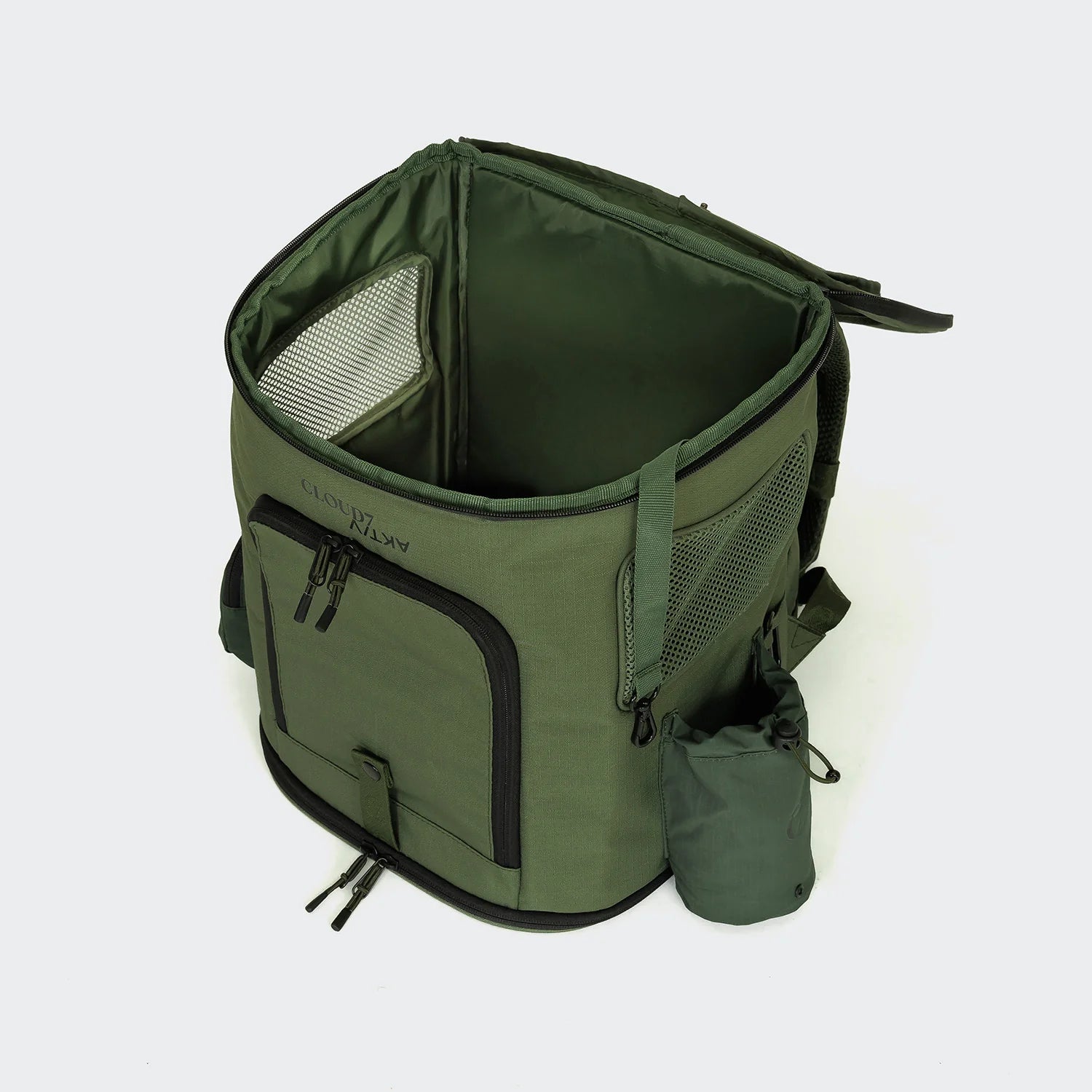 Cloud7 Hunderucksack AKTIV Olive Tragetasche für Hunde