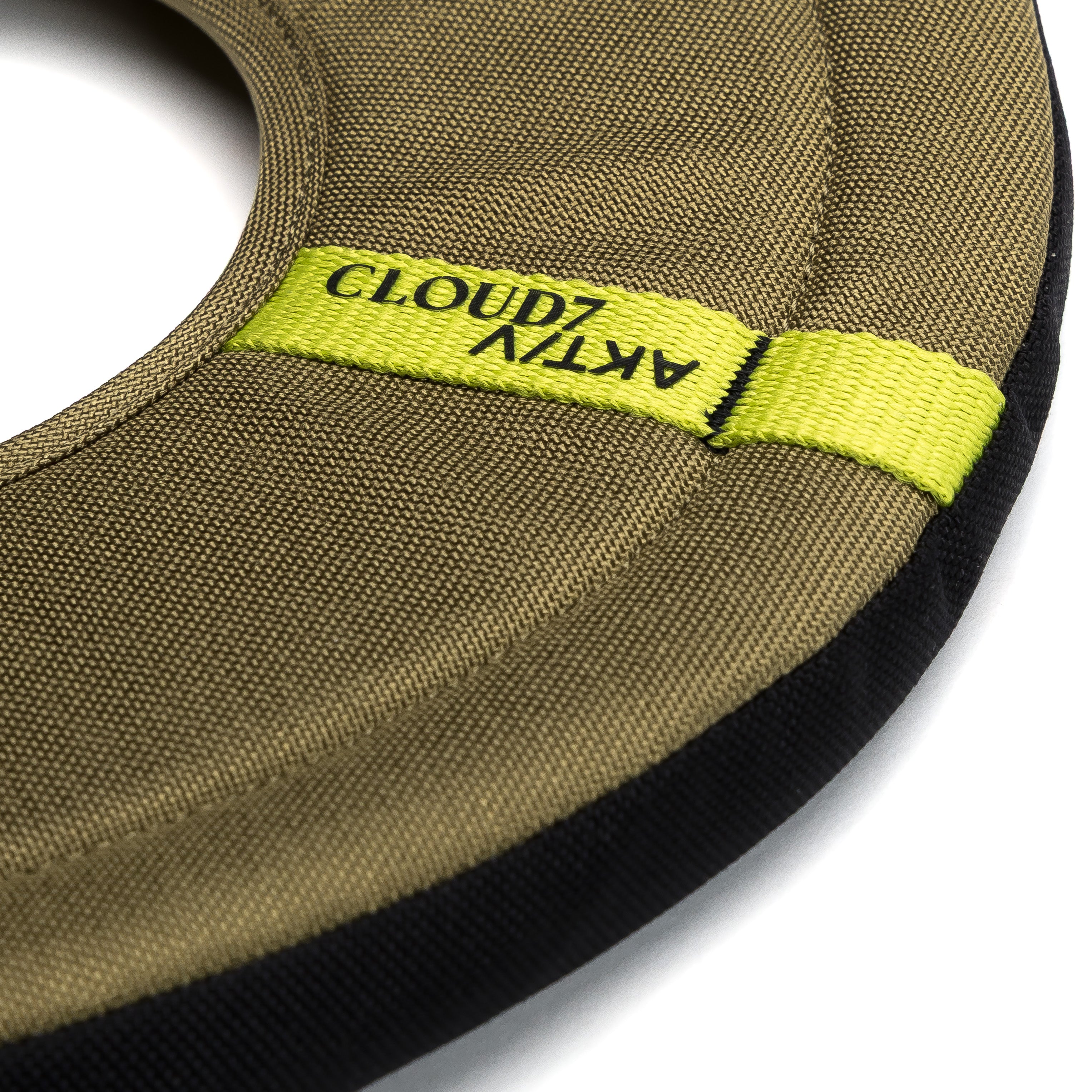 Cloud7 Hundespielzeug Frisbee Aktiv Khaki Apportierspielzeug Hund