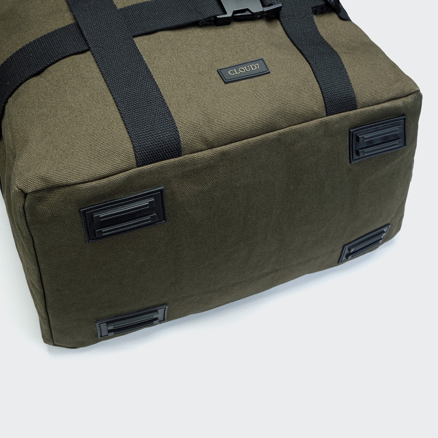 Cloud7 Hundetasche Turin Canvas Olive Hundetragetasche zum Umhängen