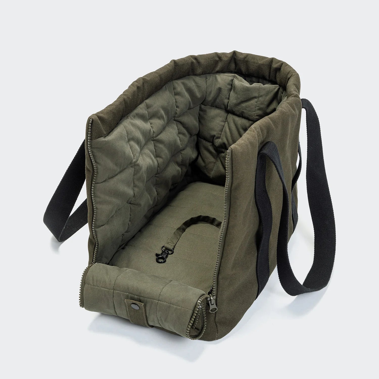 Cloud7 Hundetasche Turin Canvas Olive Tragetasche für Dackel
