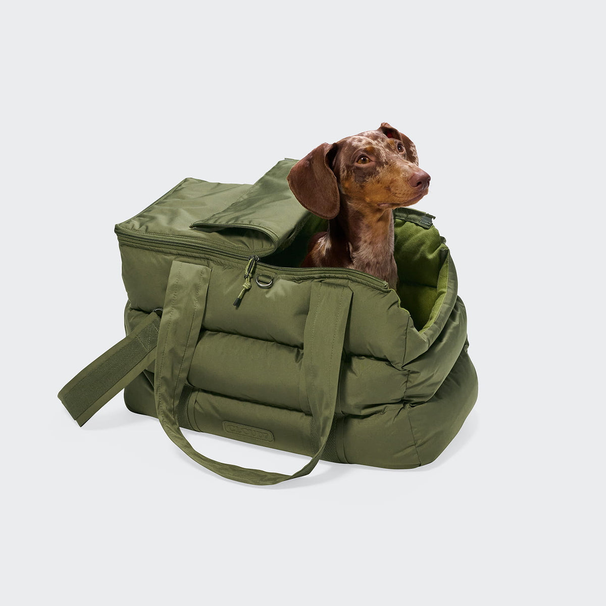 Cloud7 Hundetasche Montreal 2.0 Light Olive Hundetragetasche Dackel
