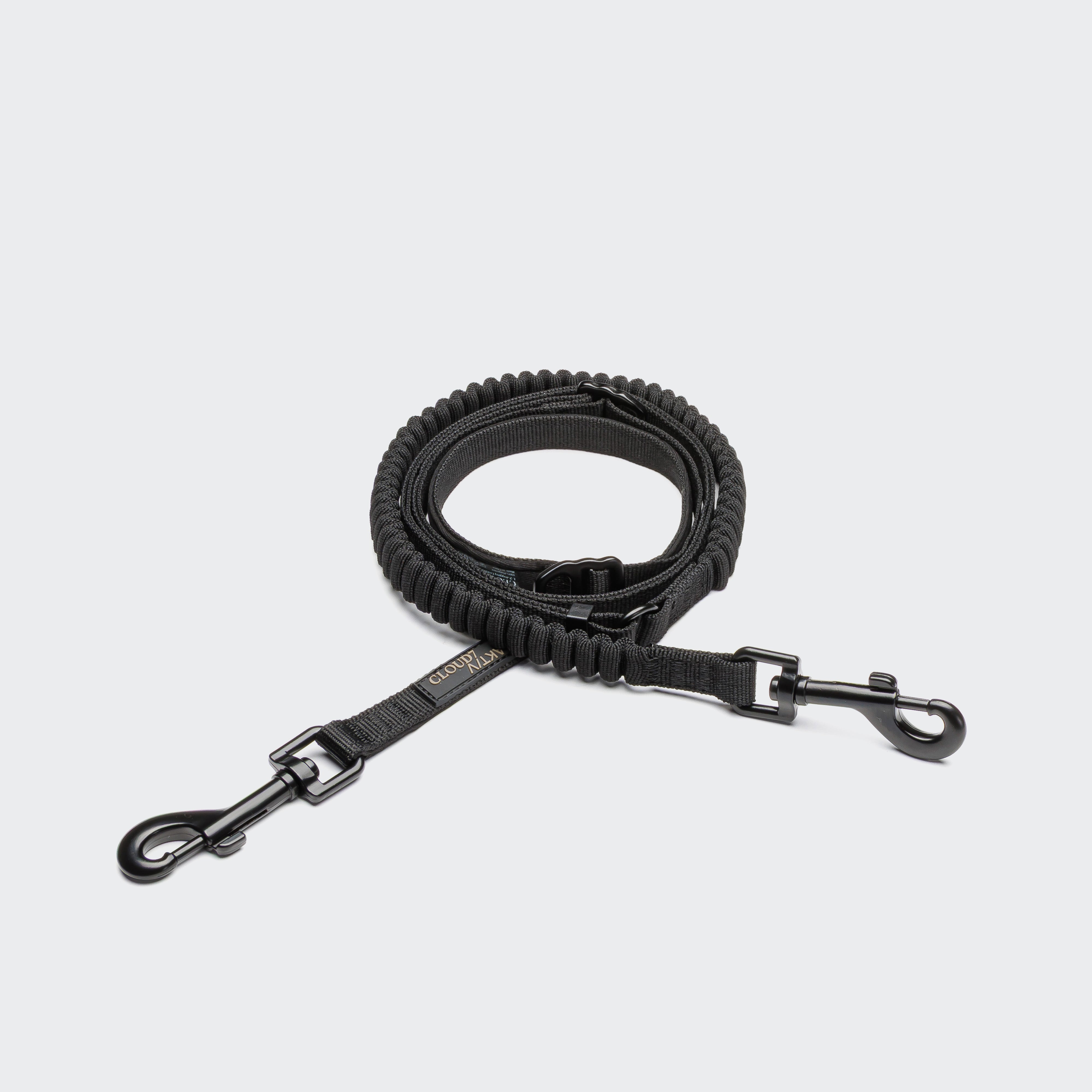 Cloud7 L-2-Jogging-Leash AKTIV Black Hundeleine Joggingleine