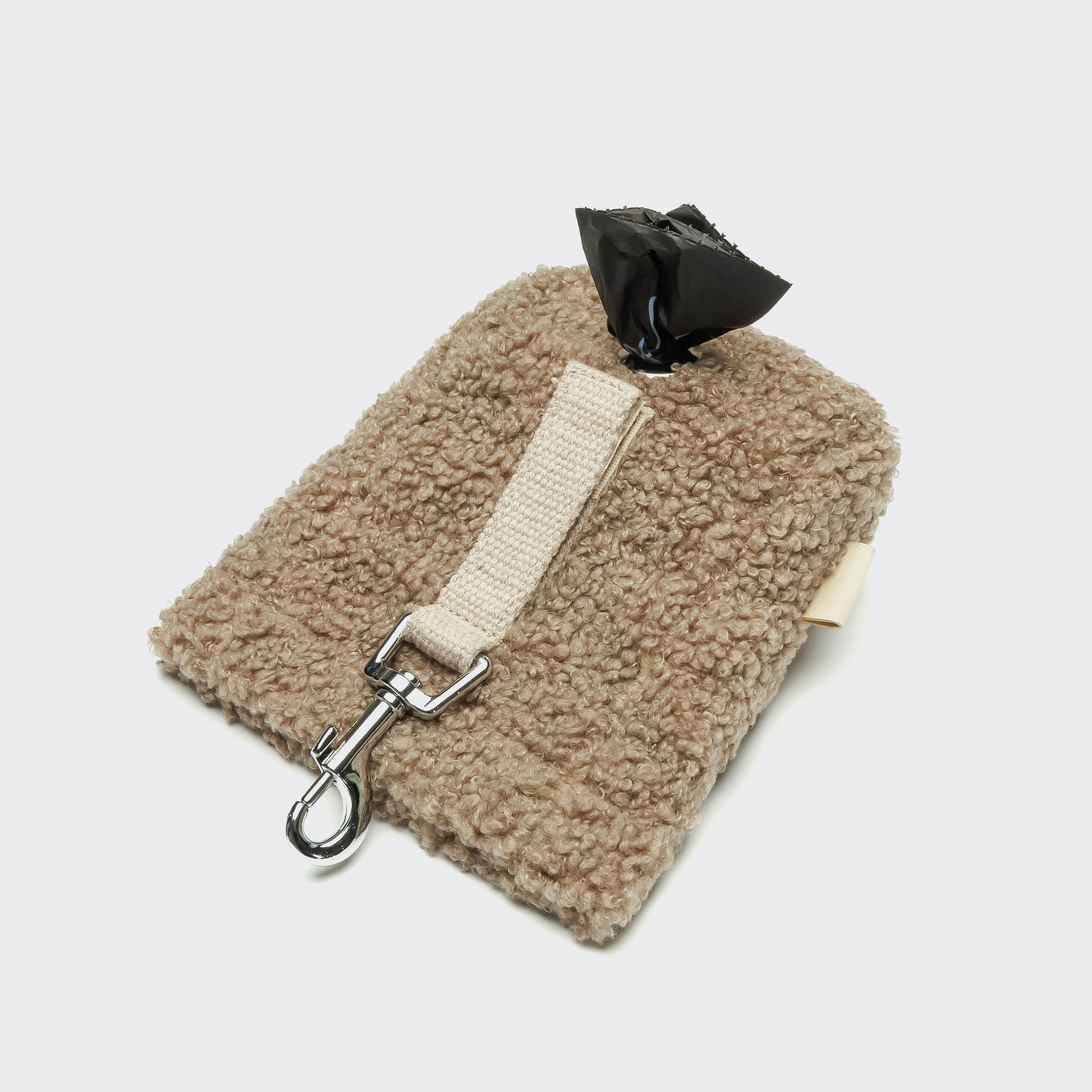 Cloud7 Leckerlibeutel Plush Beige Leckerlibeutel Leckerlitasche waschbar