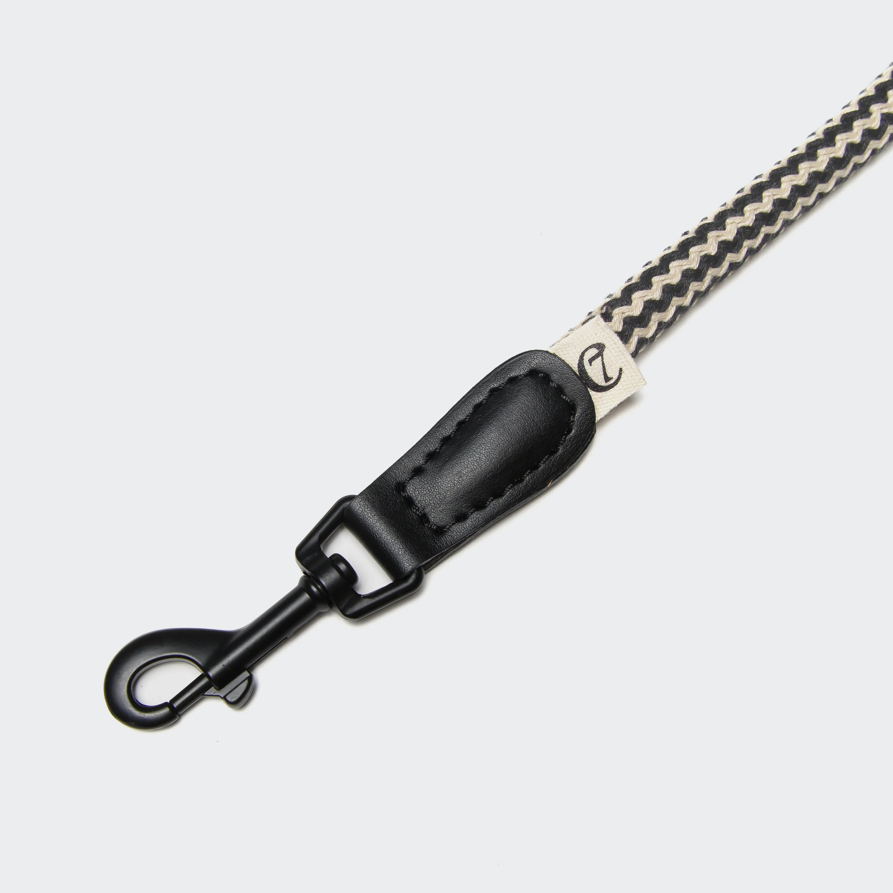 Cloud7 Retrieverleine Mauerpark Zigzag Schwarz Zugstoppleine