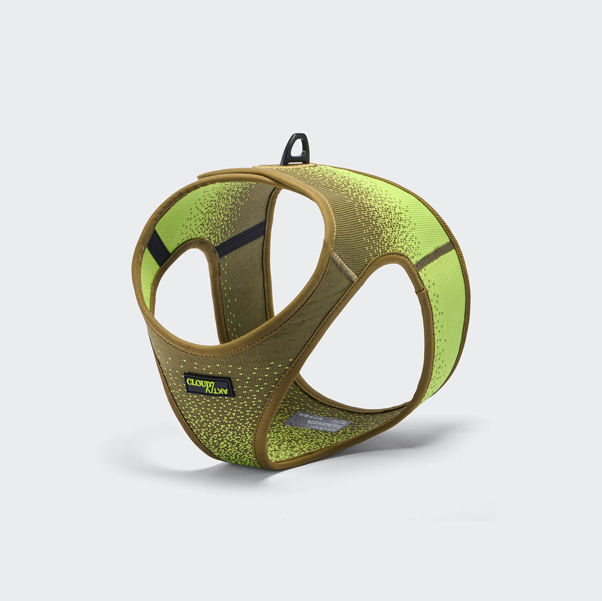 Cloud7 V-3 Westengeschirr AKTIV Knit Khaki/Neon Green Welpengeschirr