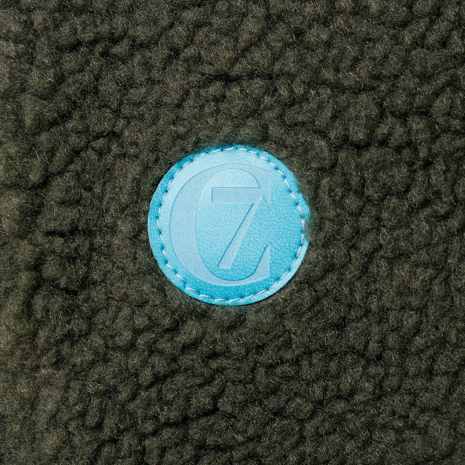 Cloud7 Windhundpullover Cornwall Teddy Olive Wintermantel Windhund