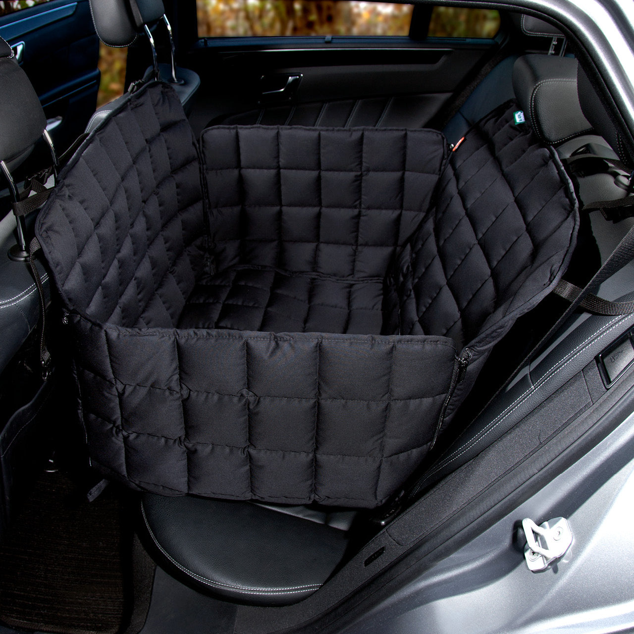 Doctor Bark 2-Sitz-Autoschondecke für die Rückbank Hundedecke für das Auto