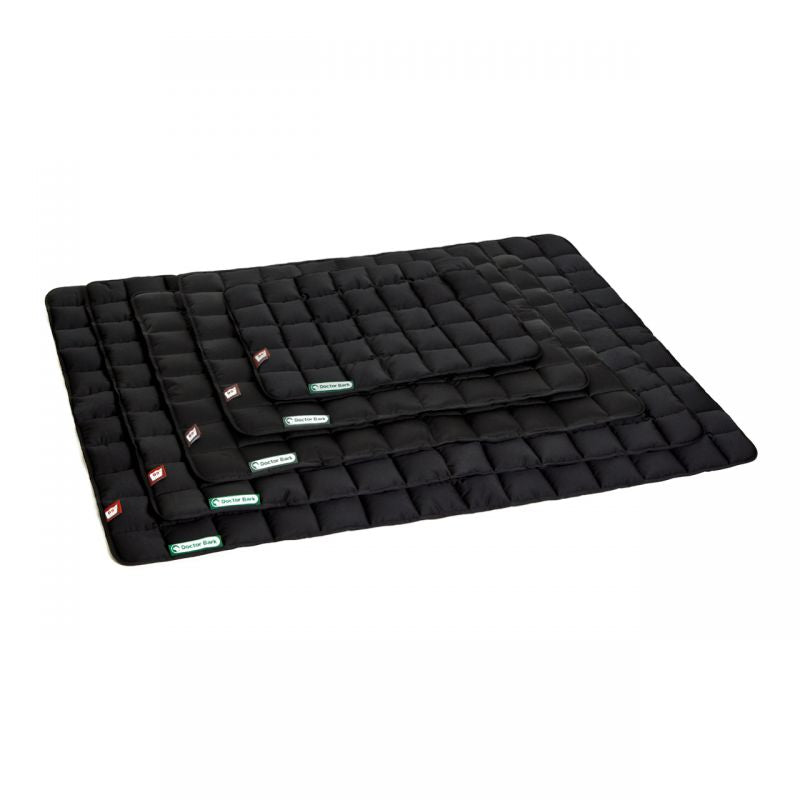 Doctor Bark Steppdecke Schwarz Hundedecke waschbar