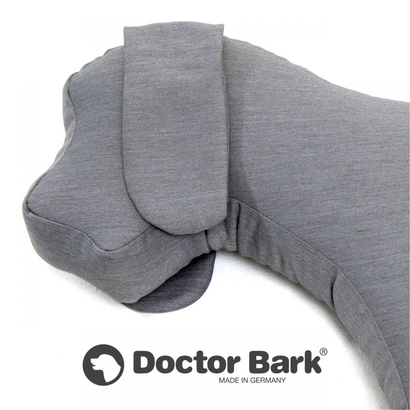 Doctor Bark Toy Dog Hellgrau Spielzeug Hund
