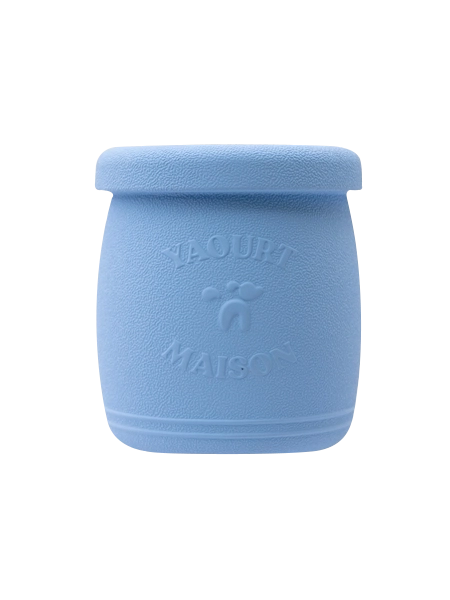 Inooko Yoomy Pot Beschäftigungsspielzeug Himmelblau Schleckspielzeug für Hunde