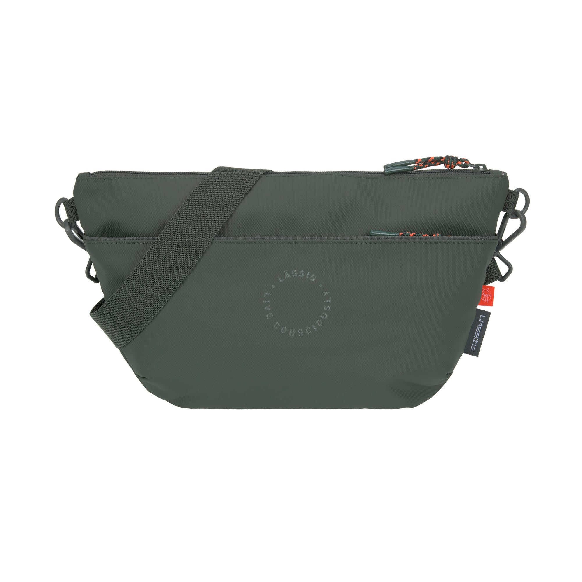 LÄSSIG Organizer Bum Bag Dunkelgrün Shopper Crossbody Bag
