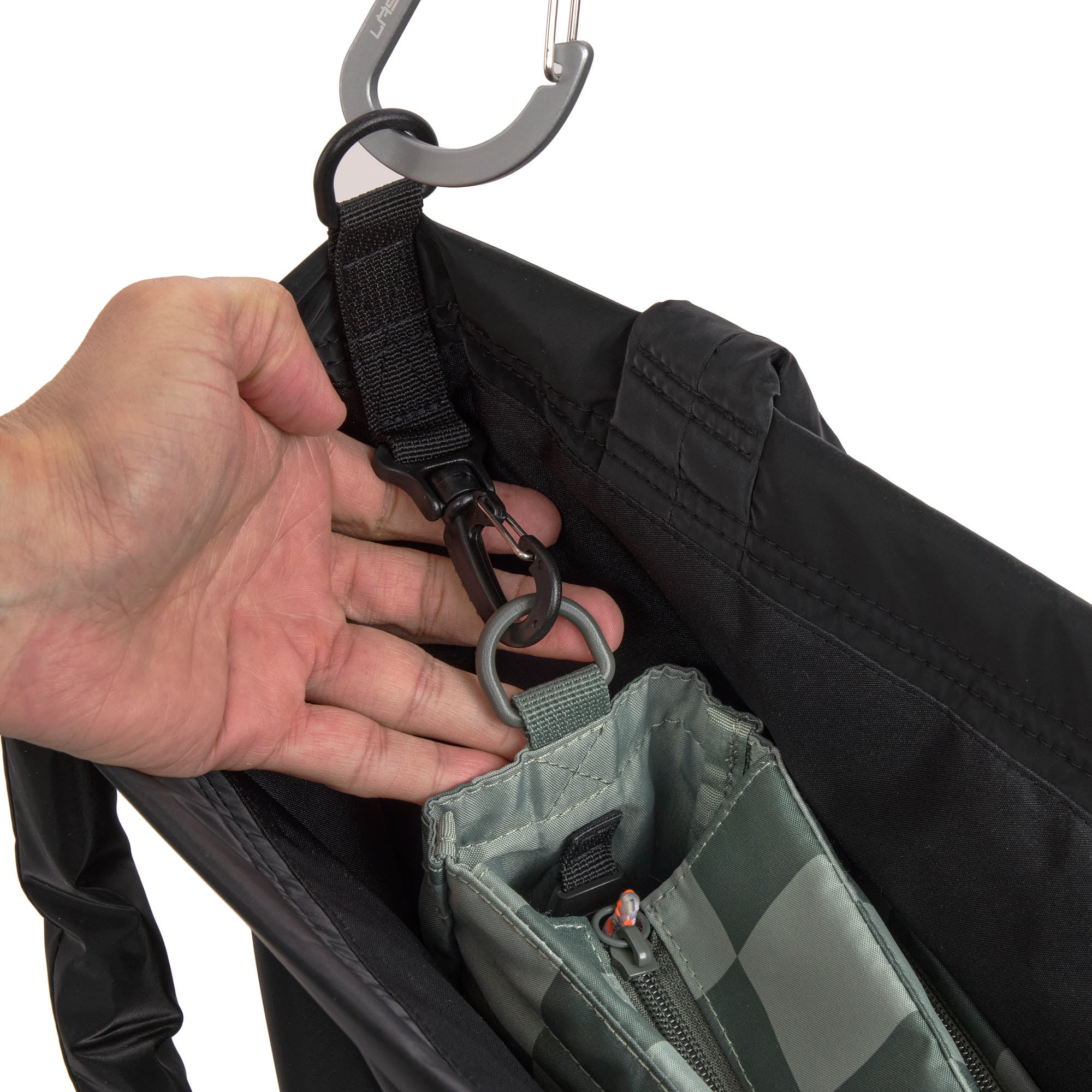 LÄSSIG Shopper MIX Schwarz Shopper Tragetasche wasserabweisend