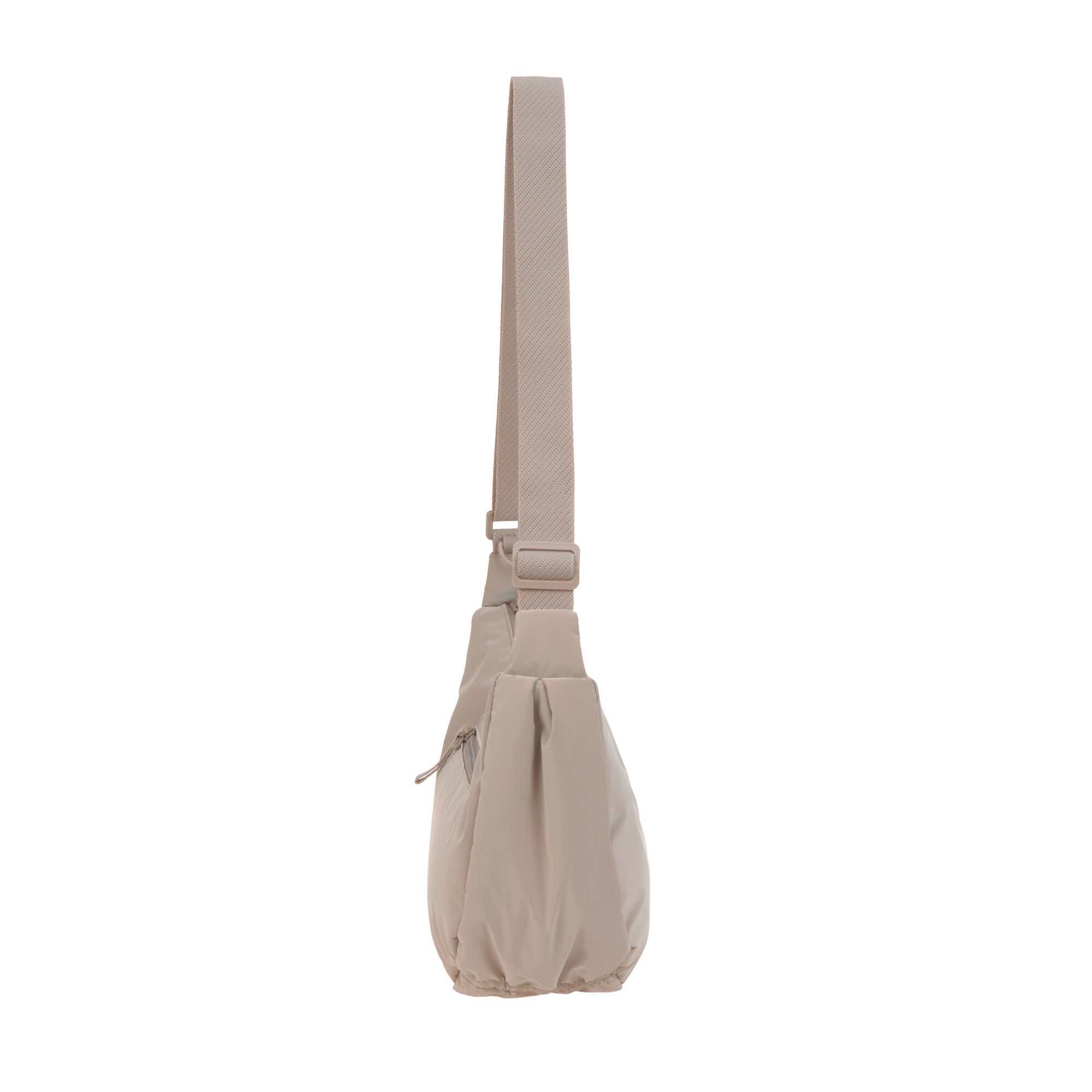 LÄSSIG Umhängetasche Stretch Up Bum Bag Beige Equipmenttasche Kinderwagen
