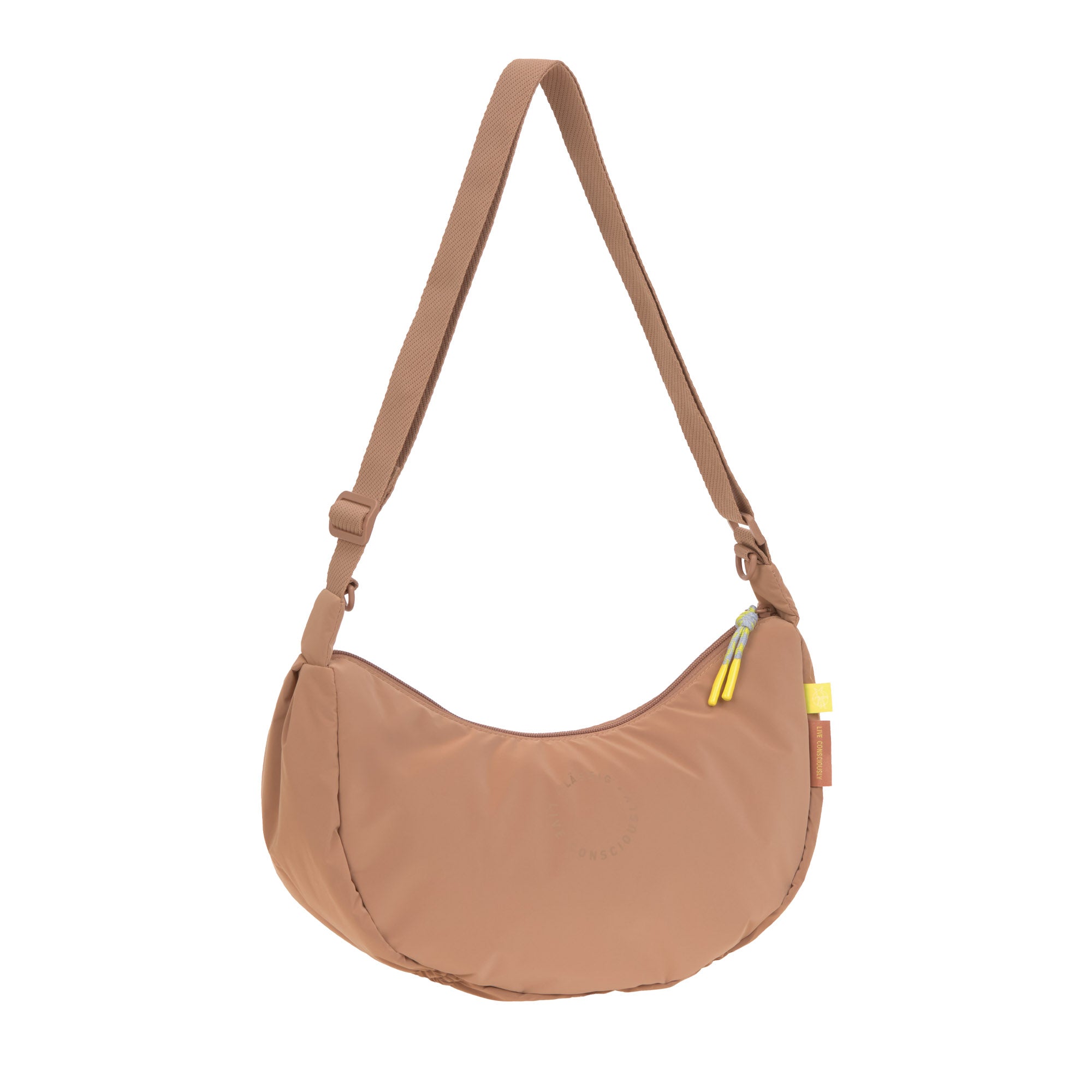 LÄSSIG Umhängetasche Stretch Up Bum Bag Braun Shopper Kinderwagen wasserabweisend