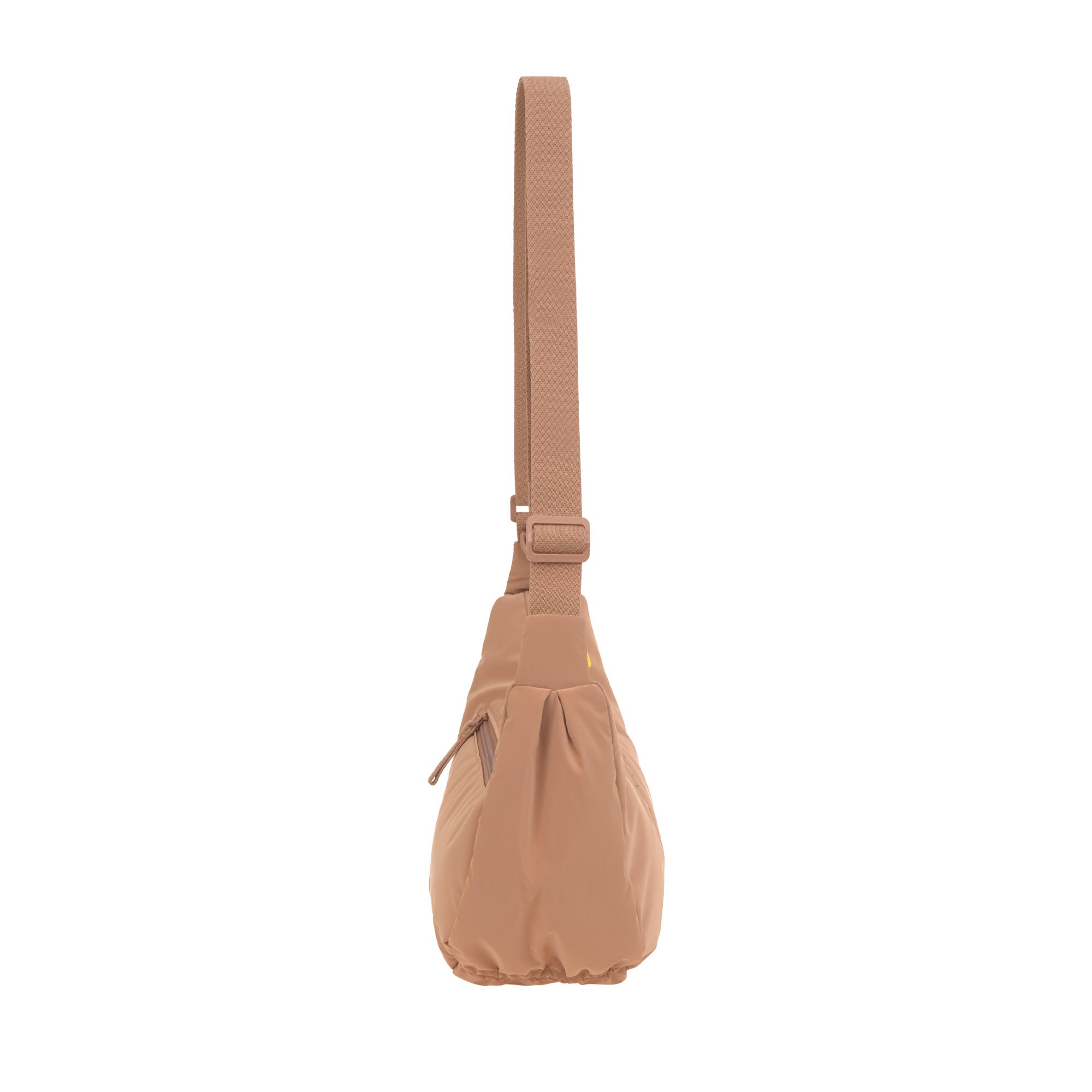 LÄSSIG Umhängetasche Stretch Up Bum Bag Braun Umhängetasche für Eltern Kinderwagen