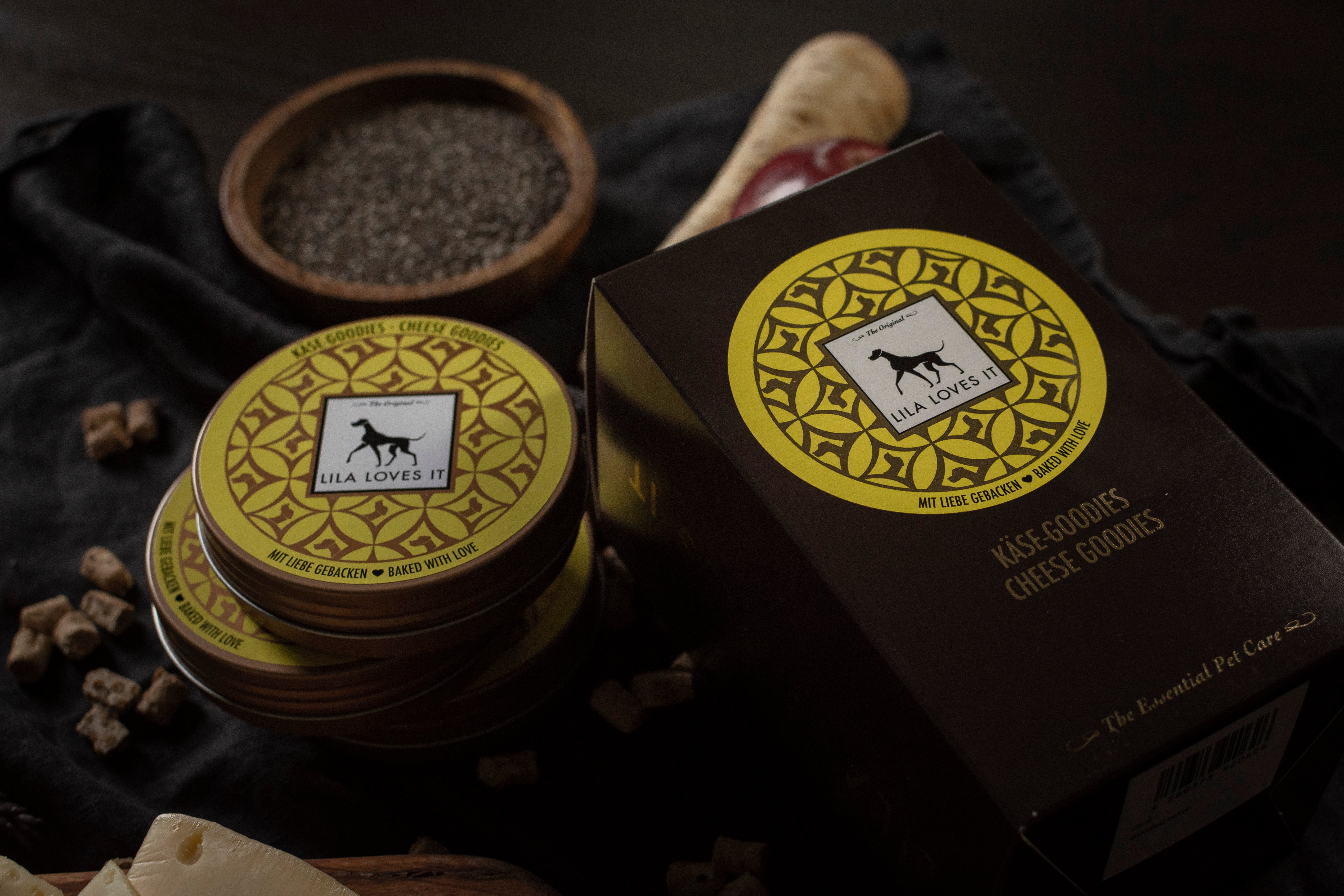 LILA LOVES IT Kaese Goodies Hundekekse aus Kaese