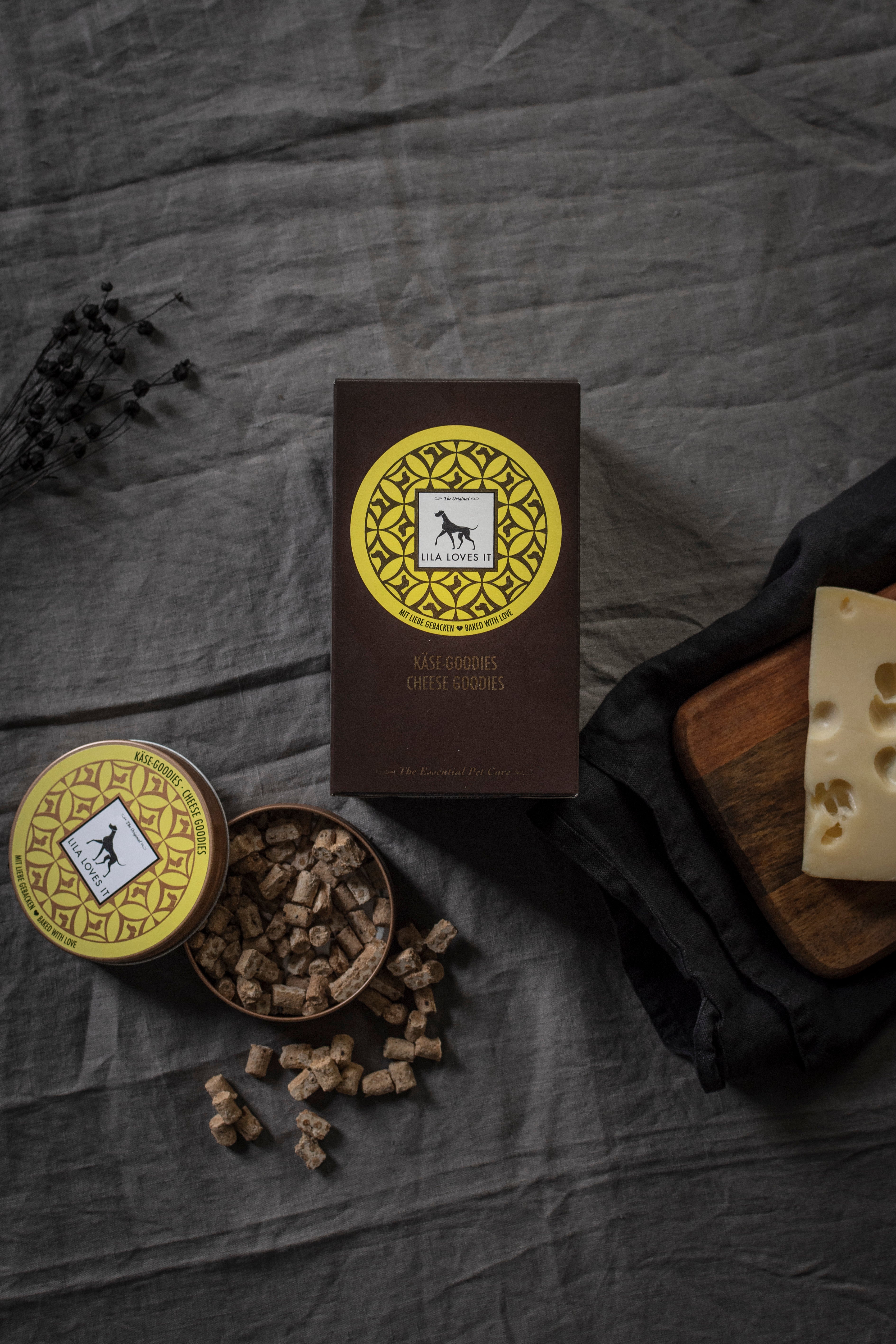 LILA LOVES IT Kaese Goodies Hundeleckerli in grosser Packung