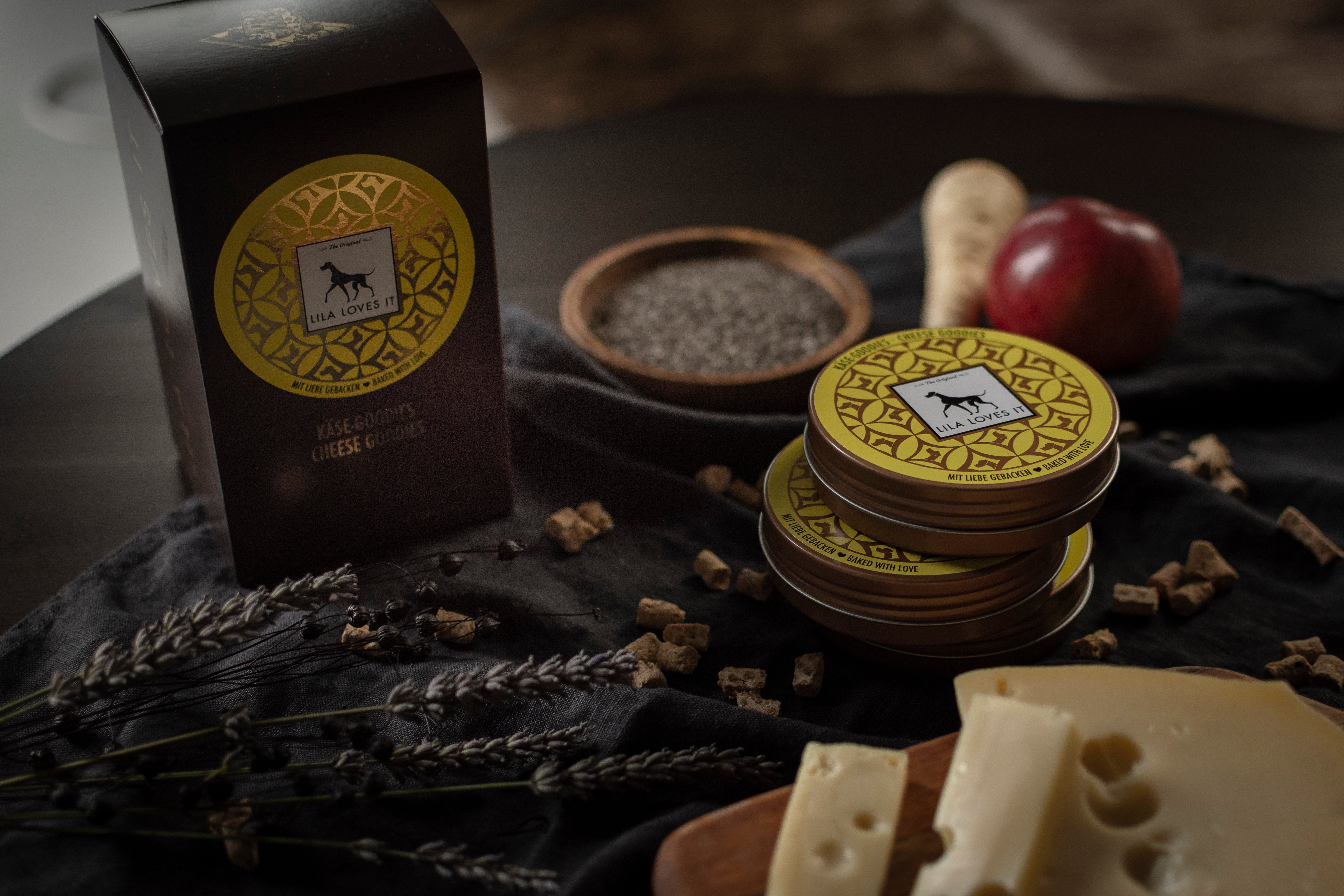LILA LOVES IT Kaese Goodies Hundeleckerli zum Verschenken