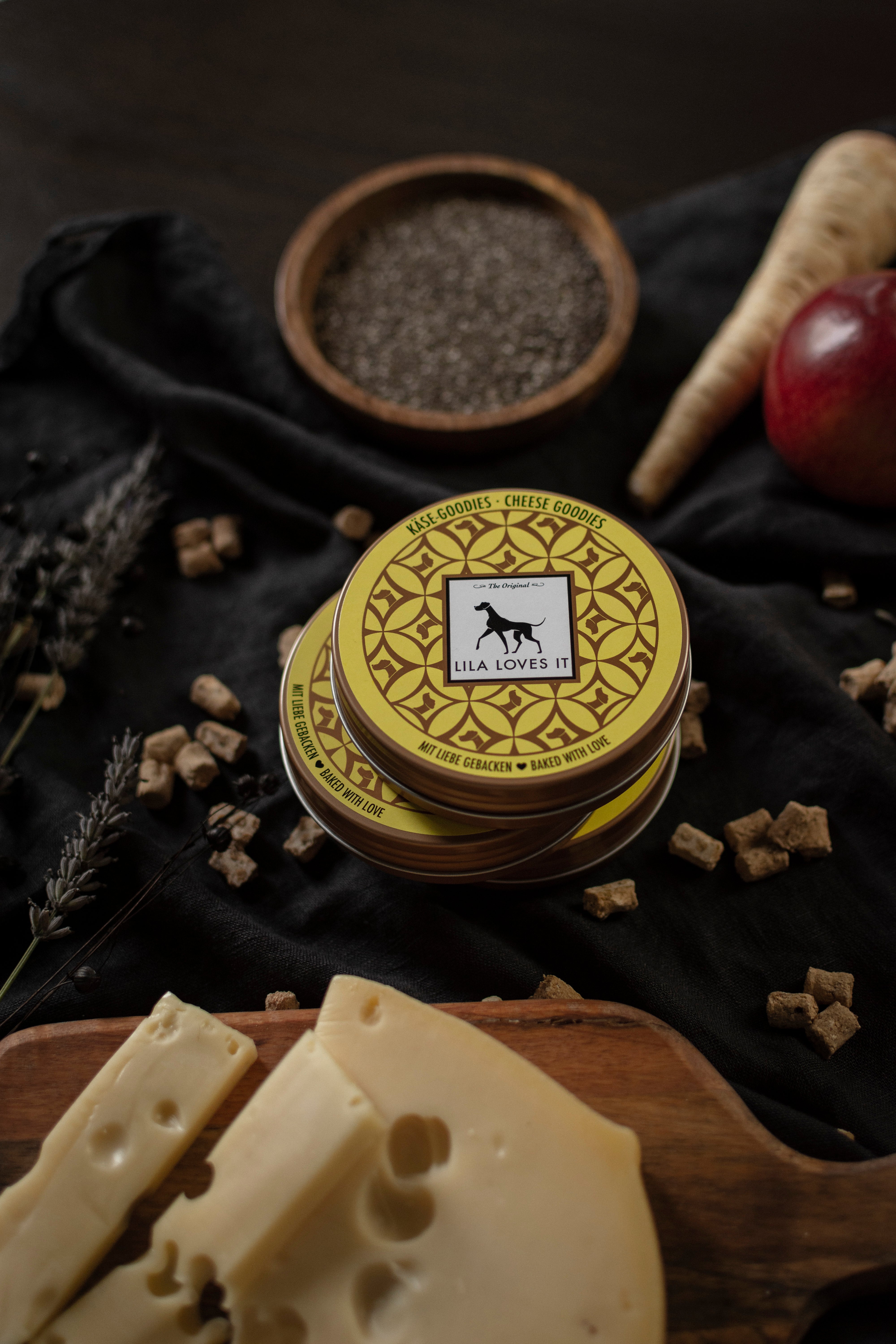 LILA LOVES IT Kaese Goodies Hundeleckerlis aus Kaese