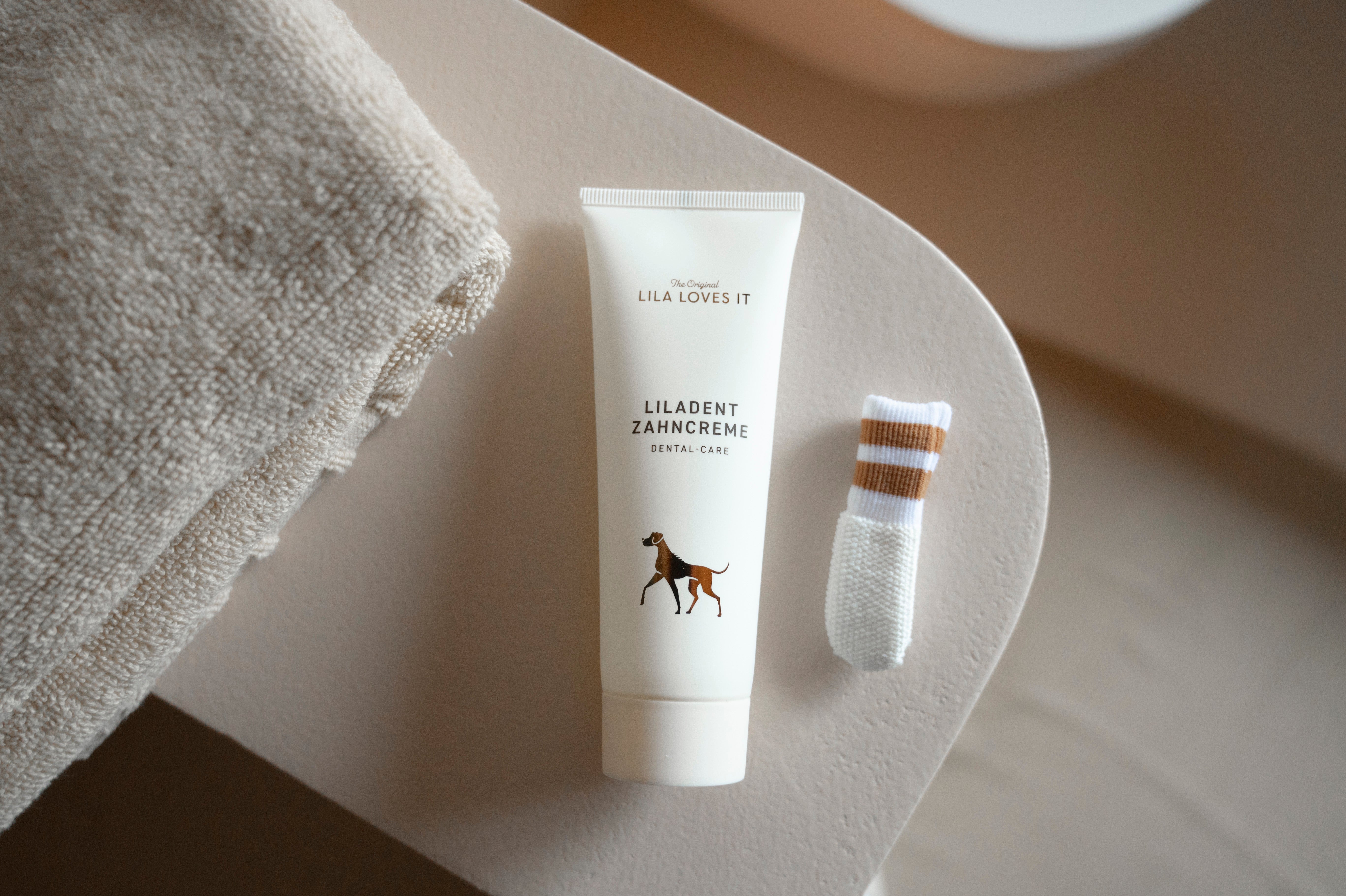 LILA LOVES IT LILADENT Zahncreme Zahncreme für Hunde Hundezahnpflege Pflegeprodukte Zahn Hund