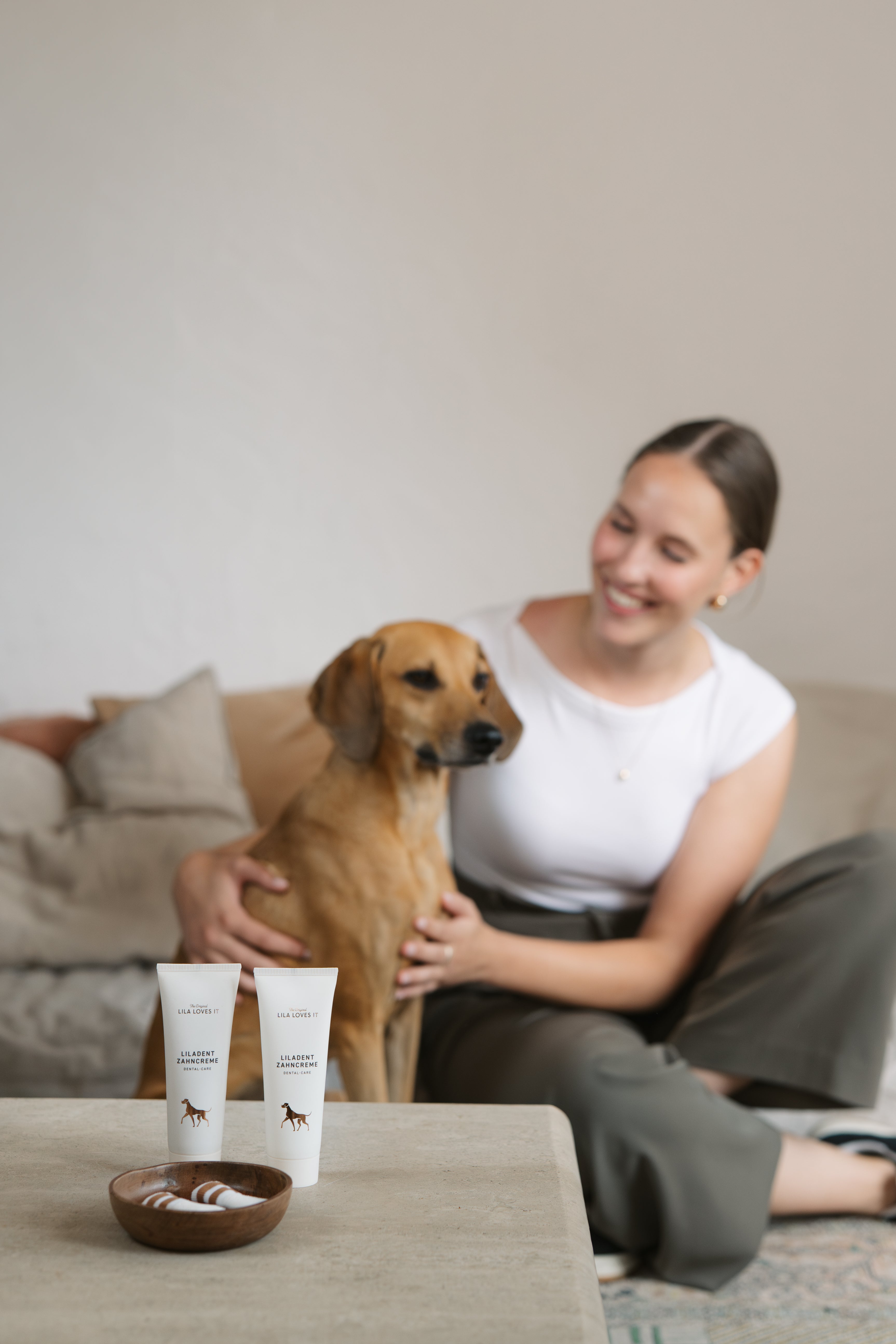 LILA LOVES IT LILADENT Zahncreme Zahncreme für Hunde Zahnpflege für Hunde