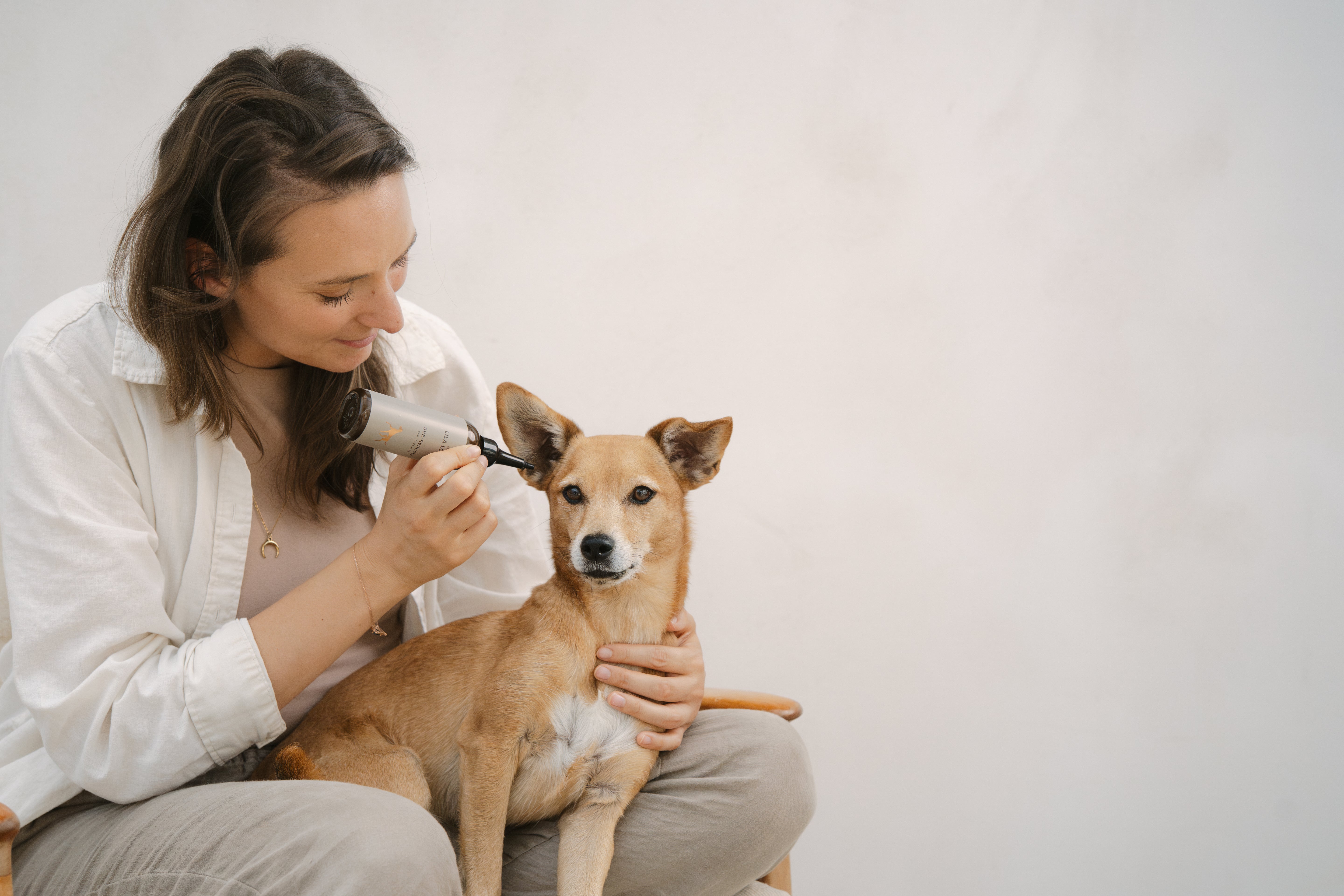 LILA LOVES IT Ohr-Reiniger Ohr-Reiniger für Hunde Ohrpflege für Hunde