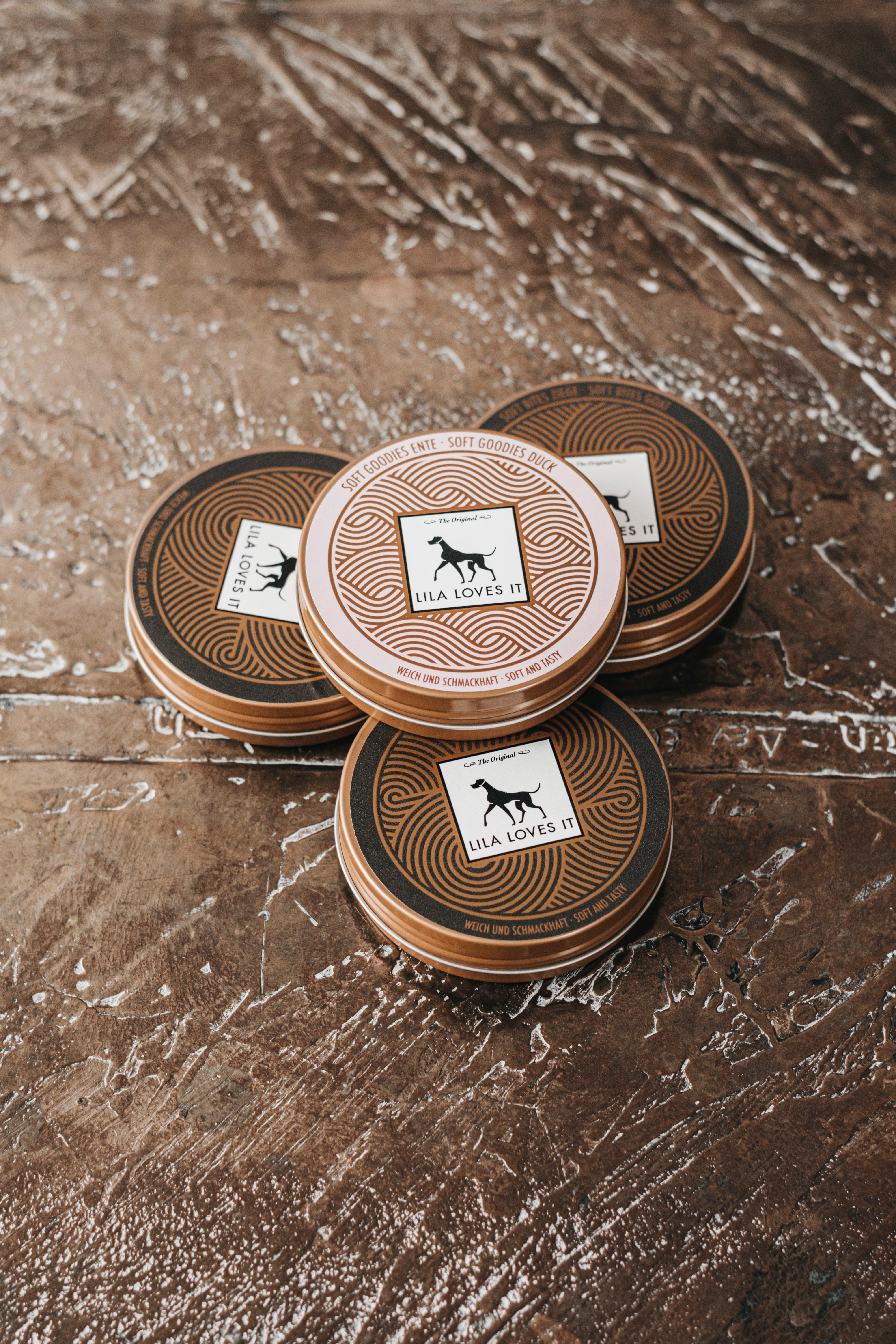 LILA LOVES IT Soft Bites Ziege Enten Hundeleckerli